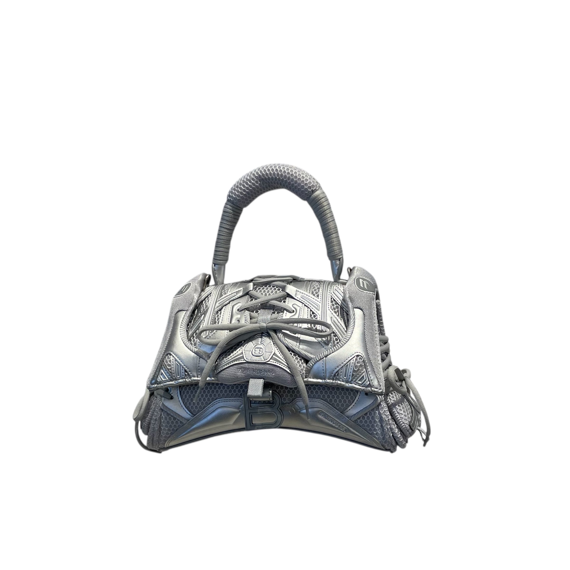 BALENCIAGA/Hand Bag/Leather/SLV/Balenciaga Sneakerhead bag view 1