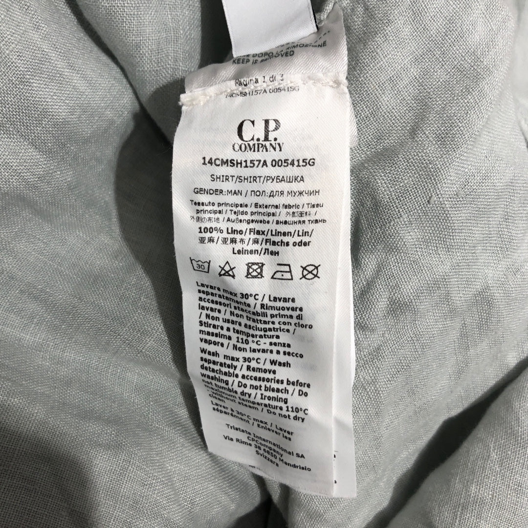 C.P.COMPANY/LS Shirt/XL/Cotton/BLU/ view 4