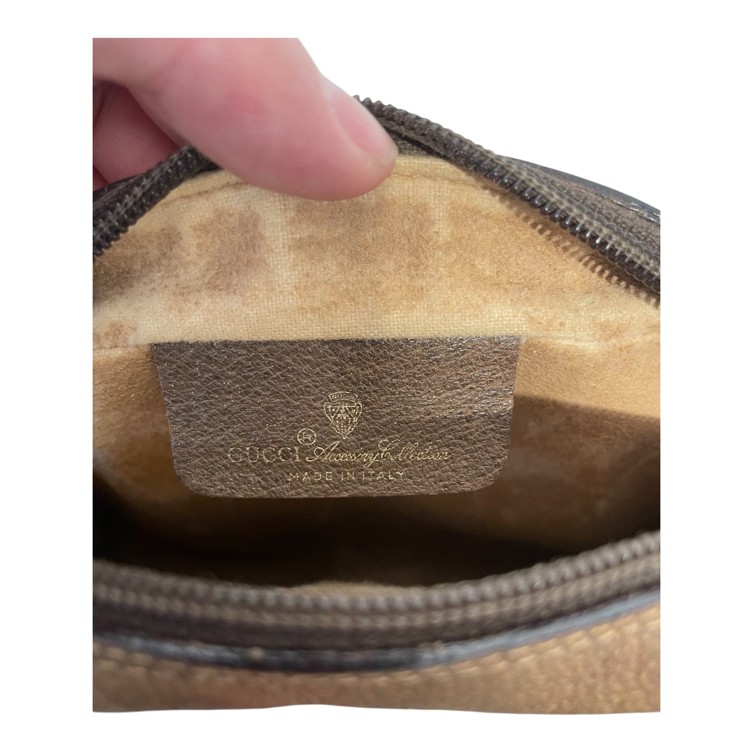 GUCCI/Cross Body Bag/Monogram/Leather/BEG/GG Supreme Ophidia view 5