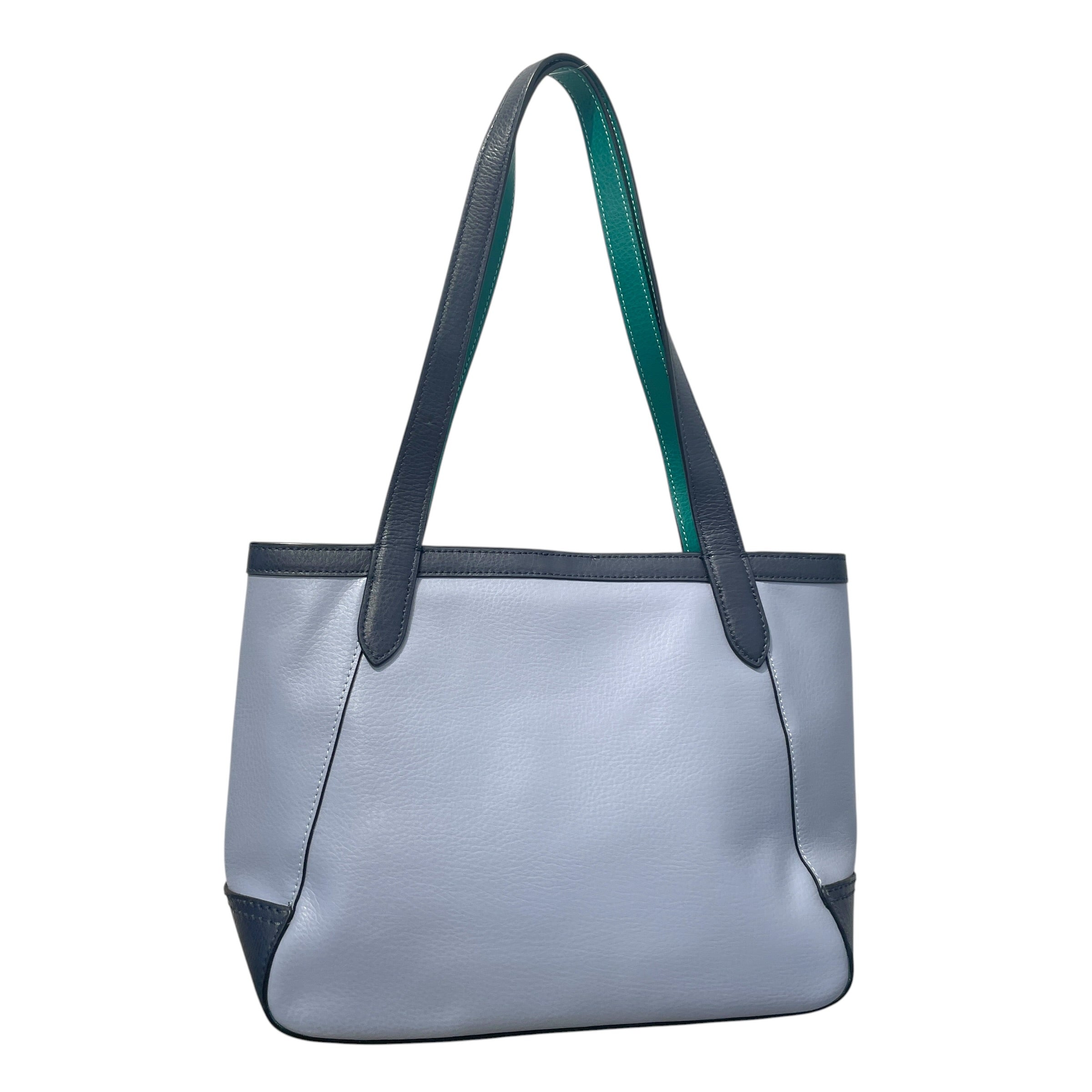 COACH/Bag/Leather/BLU/Carridge Tote view 3