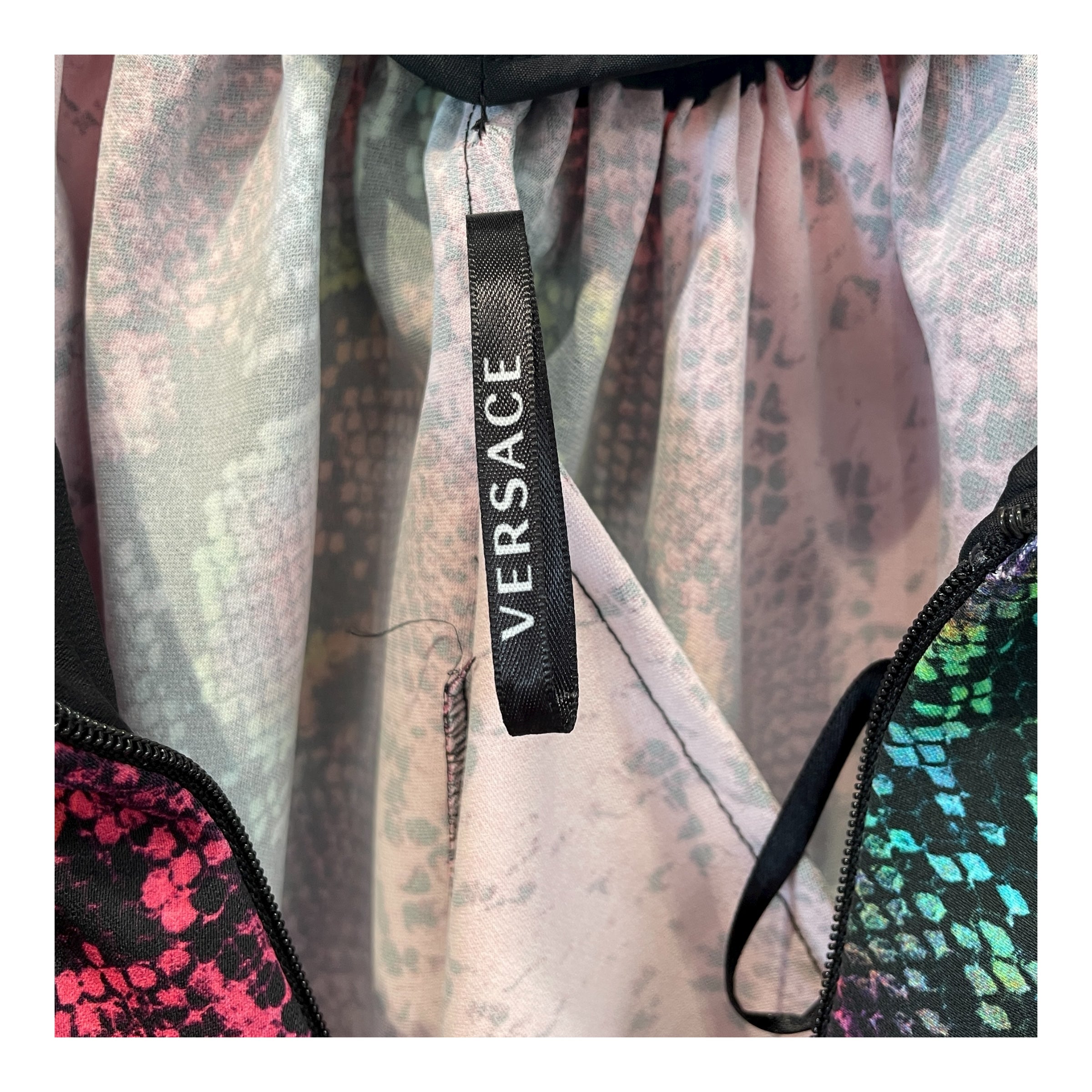 VERSACE/Skirt/38/Animal Pattern/PNK/Snake Print 2021 view 3