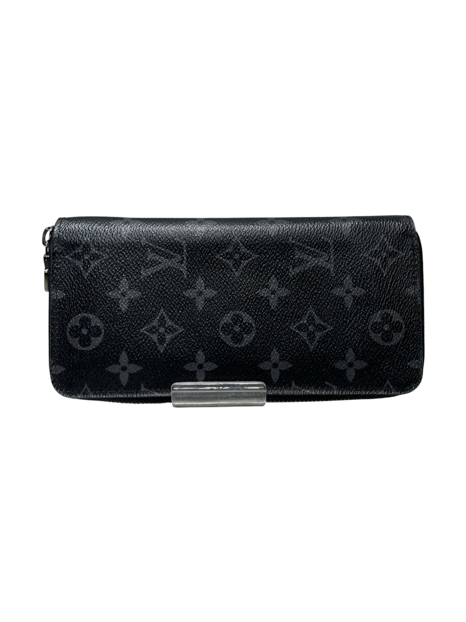 LOUIS VUITTON/Long Wallet/Monogram/Leather/BLK/VERTICAL ECLIPSE ZIPPY view 2