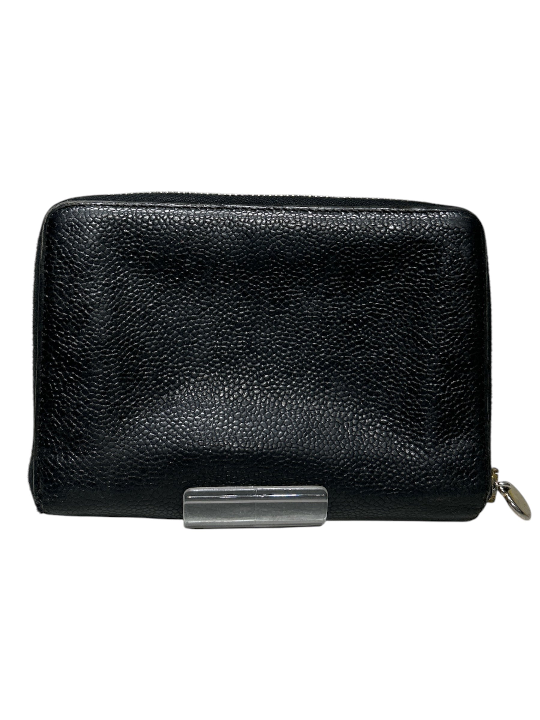 CHANEL/Wallet/Leather/BLK/CC LOGO LONG WALLET view 2