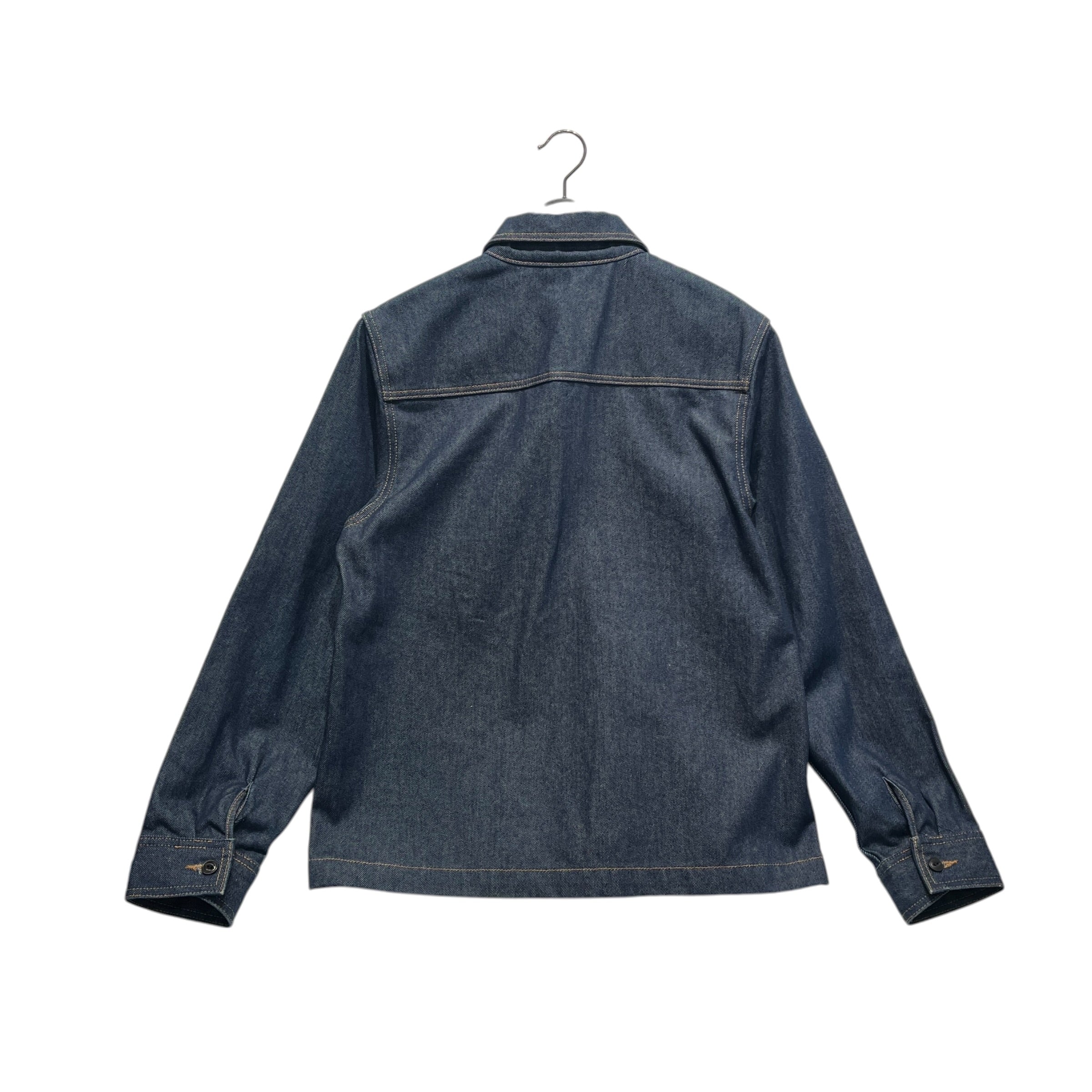 STUSSY/Denim Jkt/S/Denim/IDG/dbl pocket zip jkt view 2