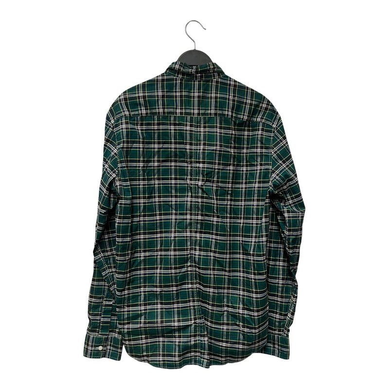 Frank&Eileen/Flannel Shirt/M/Plaid/Cotton/GRN/