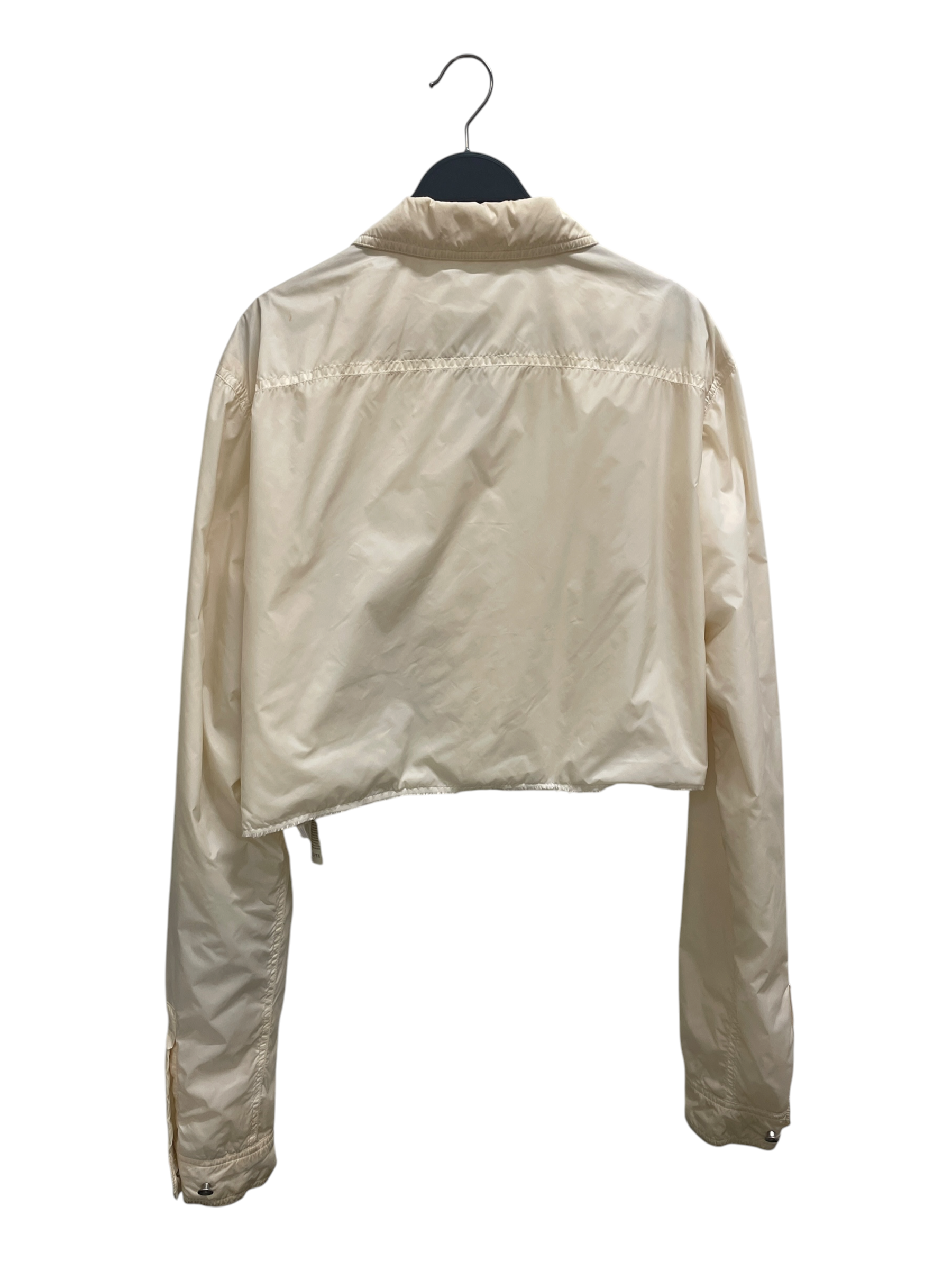 RICK OWENS DRKSHDW/Jacket/L/Nylon/CRM/CROP TACTILE view 2