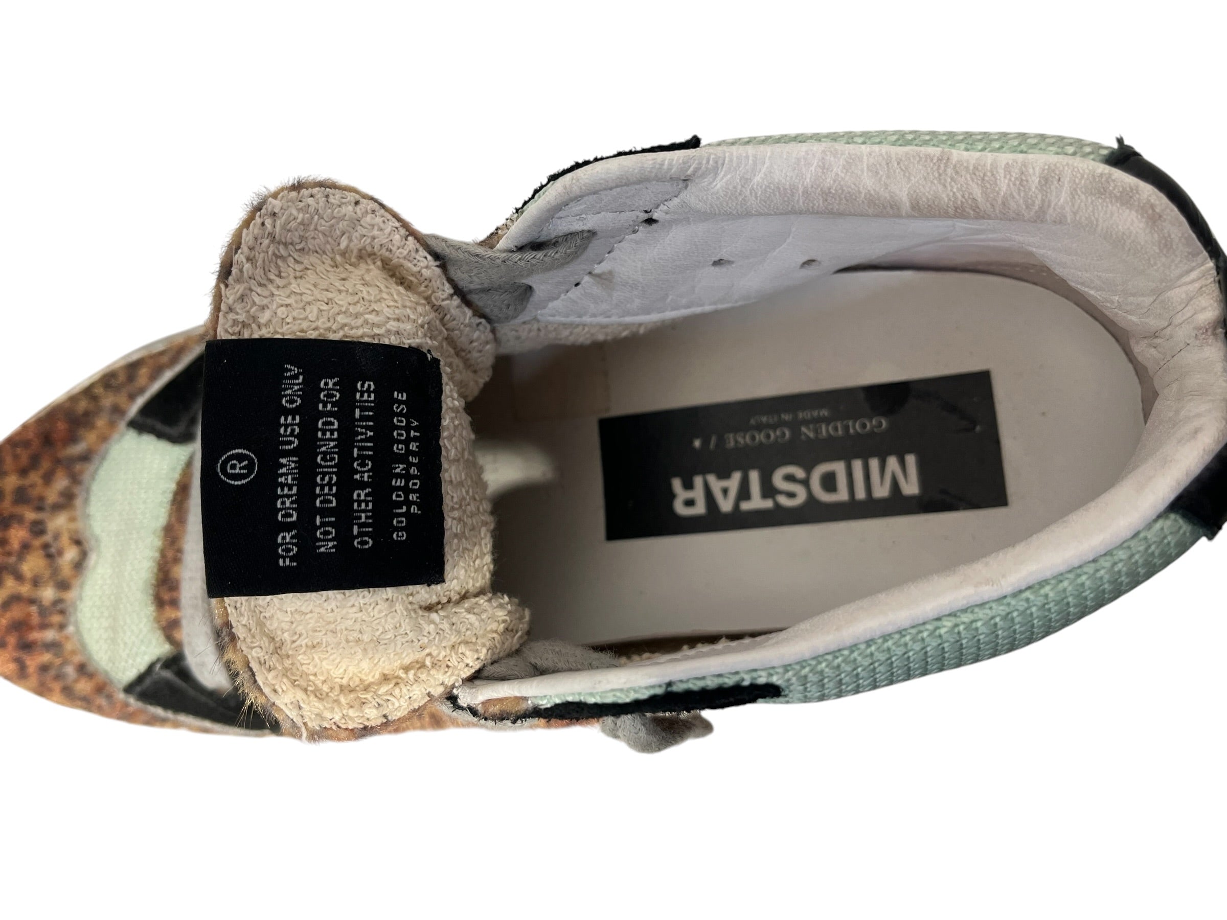 GOLDEN GOOSE/Hi-Sneakers/EU 39/Leopard/Fake Fur/BRW/Pink star view 4