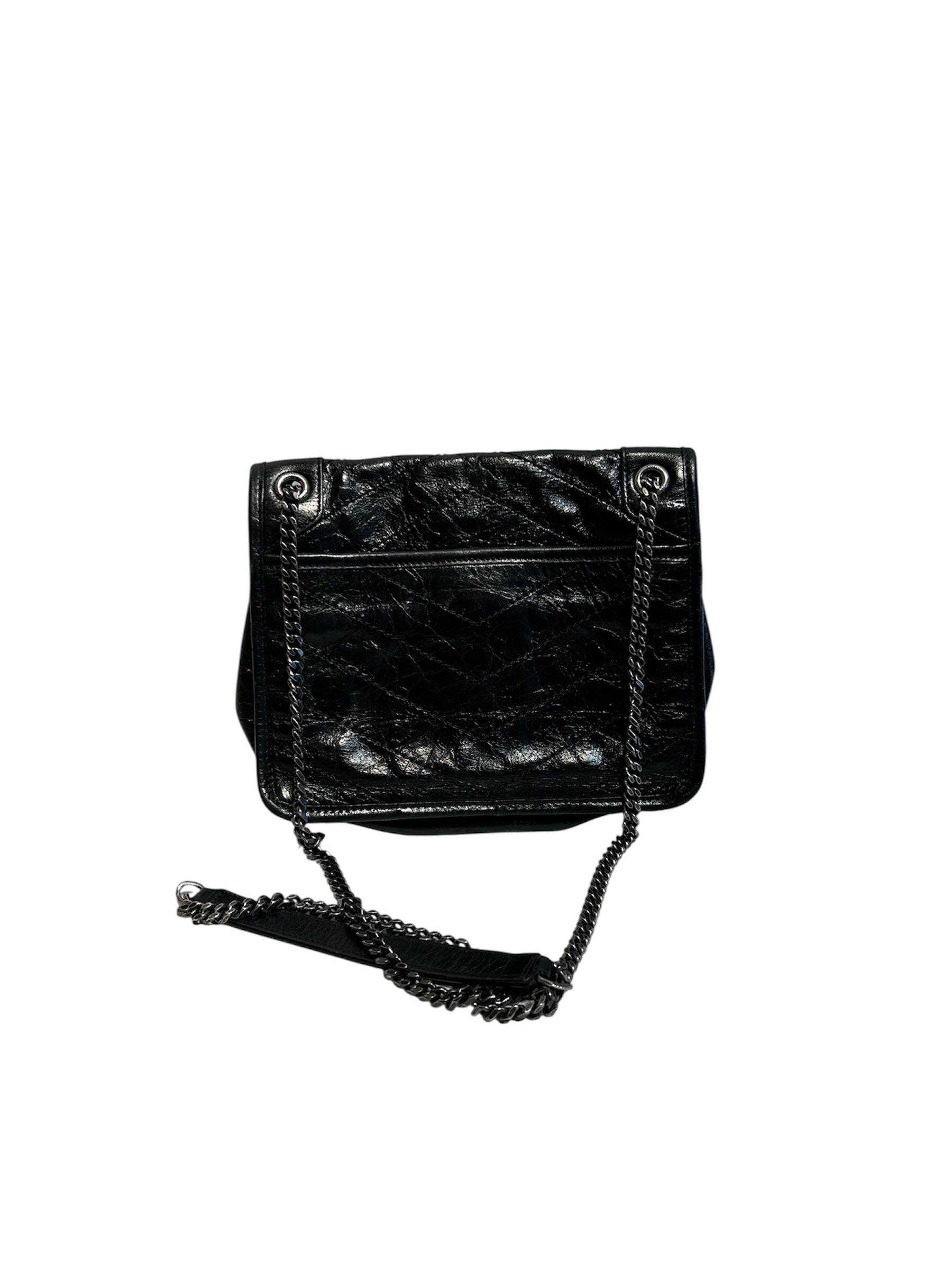 YVES SAINT LAURENT/Cross Body Bag/Leather/BLK/QUILTED NIKI BABY view 2