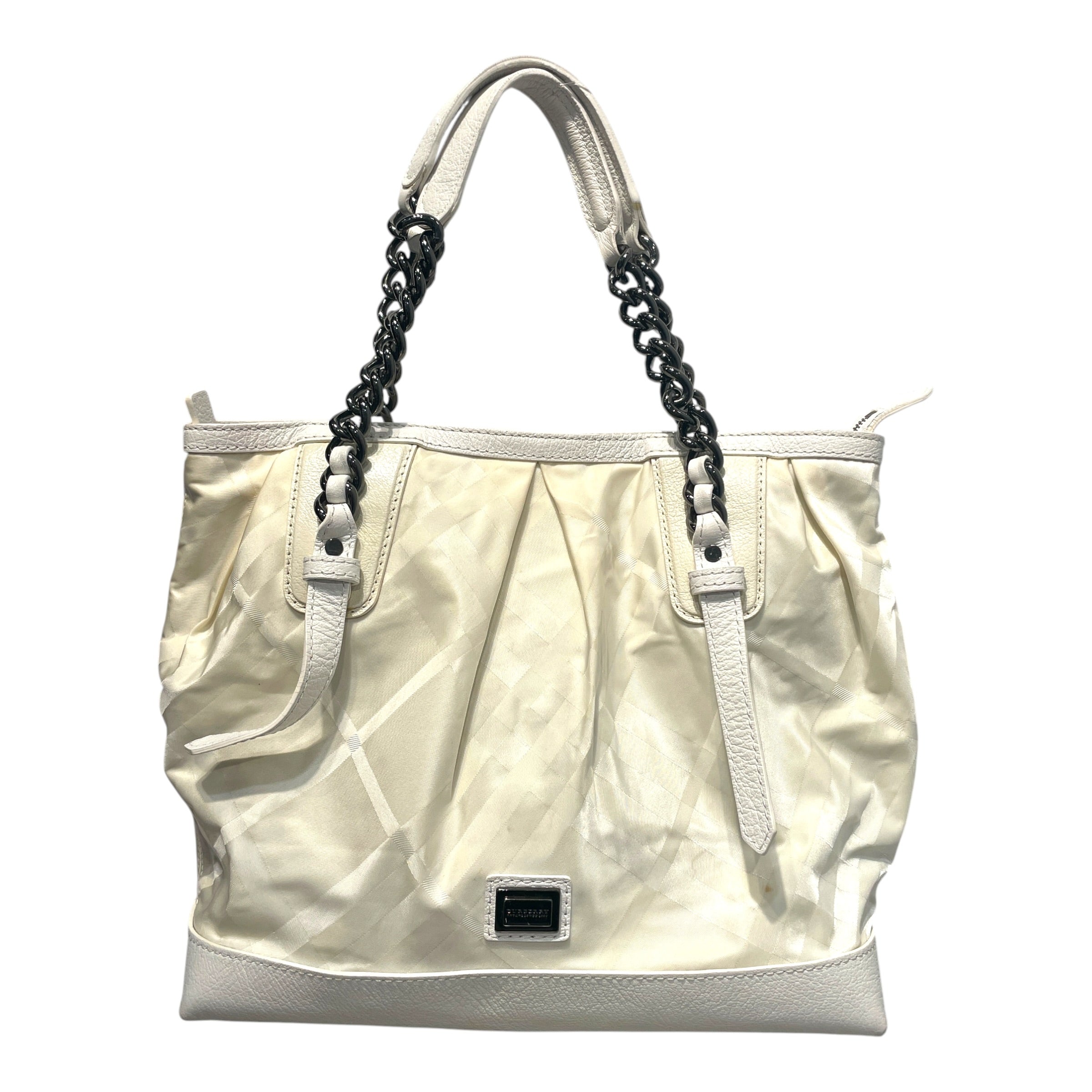 BURBERRY/Bag/Leather/WHT/ view 1