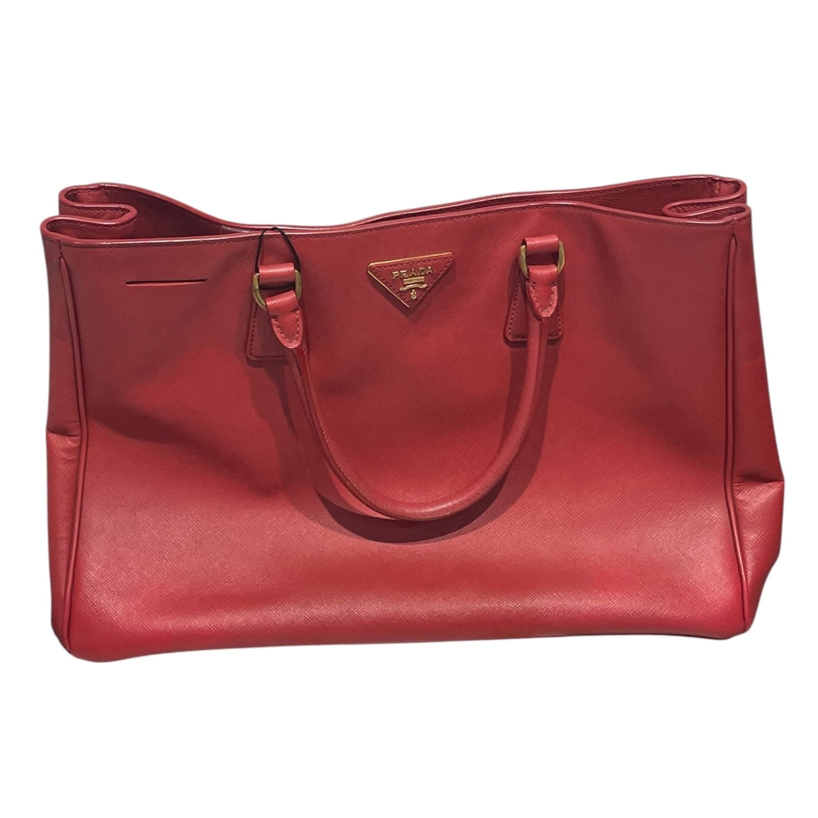 PRADA/Tote Bag/Leather/RED/SAFFIANO TOTE view 1