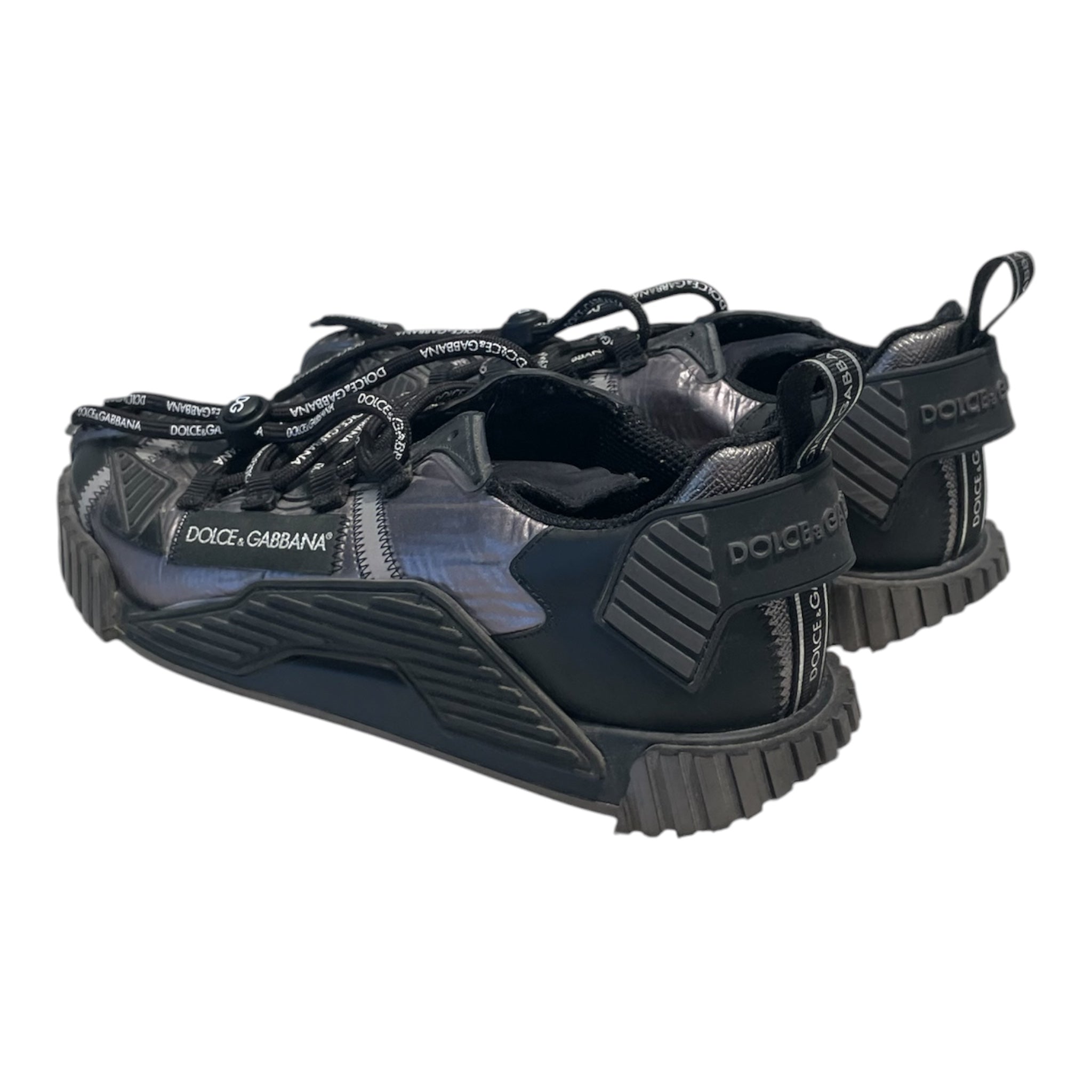 DOLCE&GABBANA/Low-Sneakers/US 11.5/BLK/Chunky Logo Trail Sneakers view 2