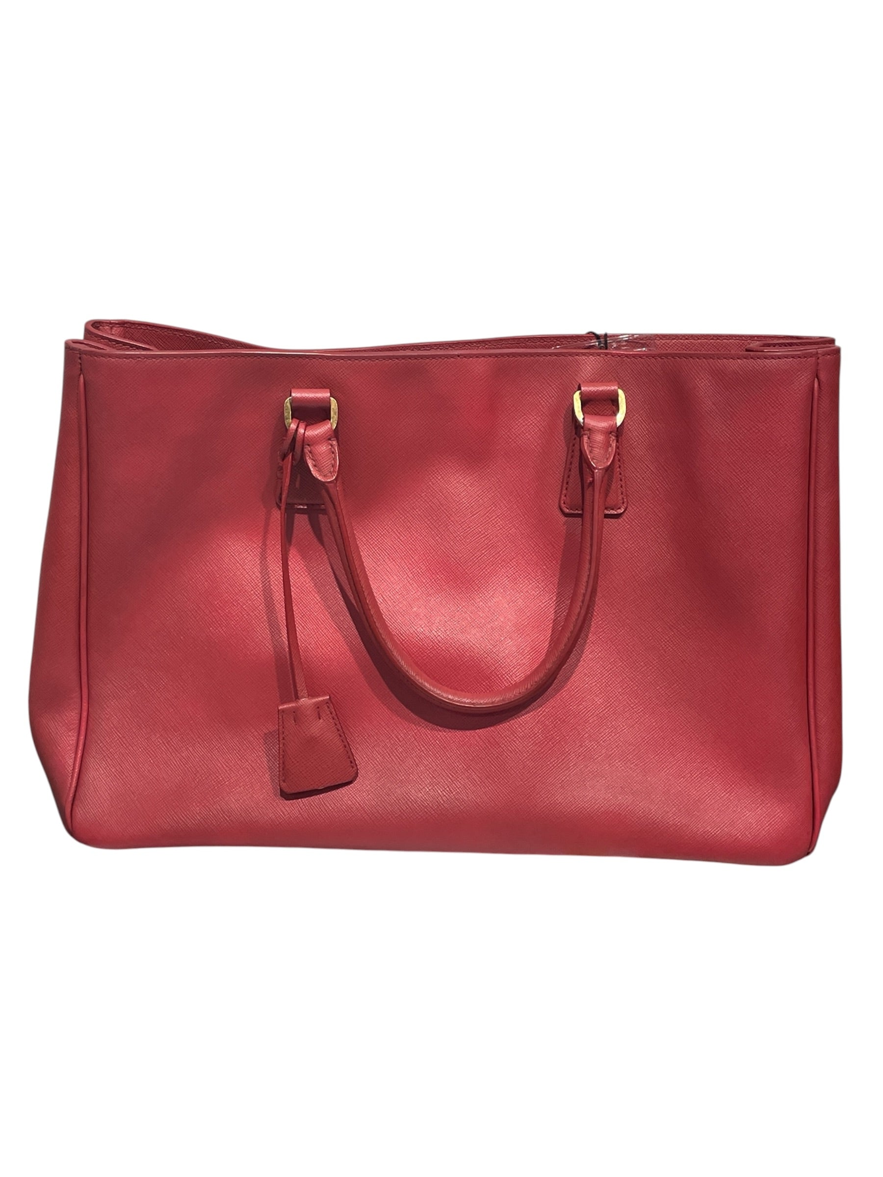 PRADA/Tote Bag/Leather/RED/SAFFIANO TOTE view 2