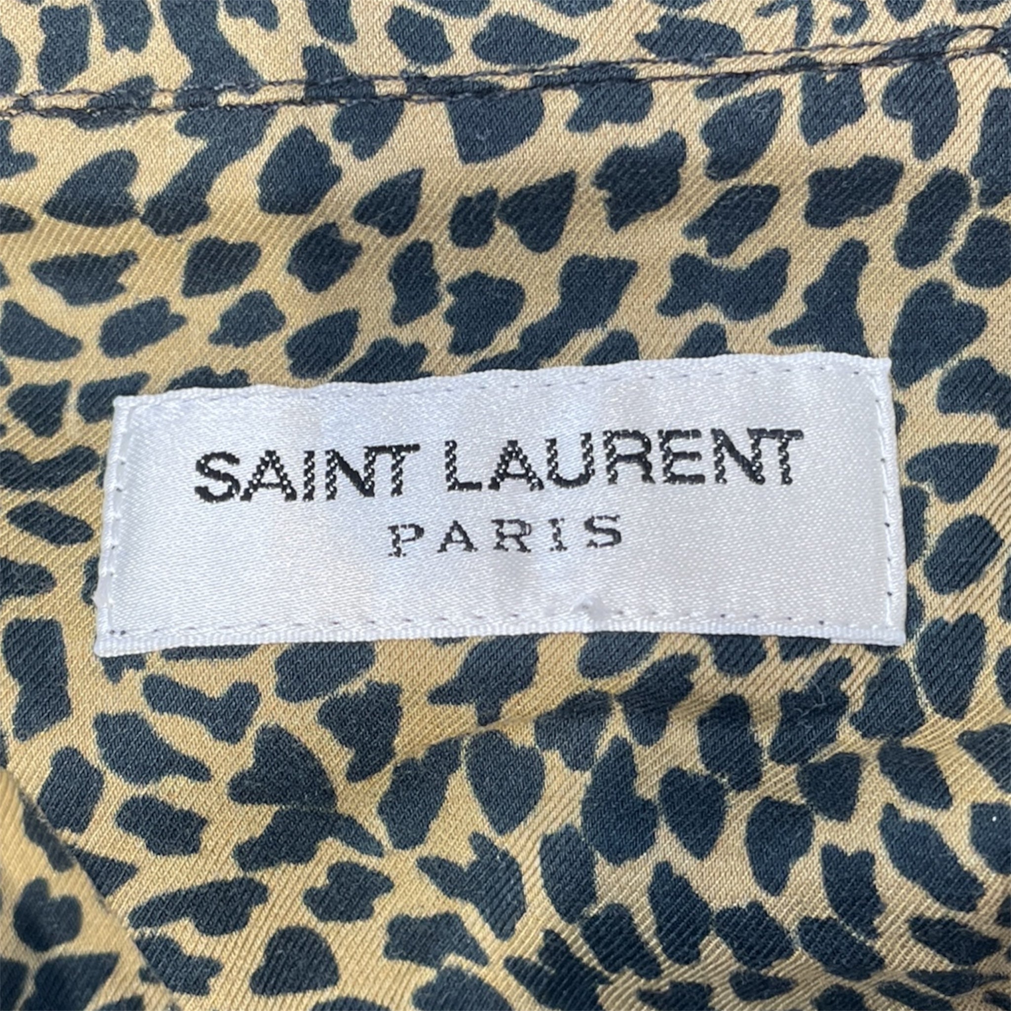 SAINT LAURENT/Hawaiian Shirt/S/MLT/Animal Pattern/ view 3