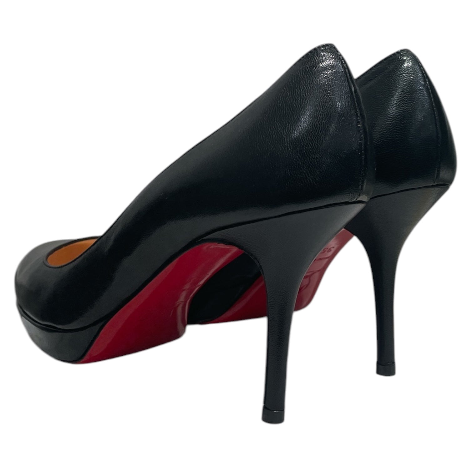 Christian Louboutin/Heels/US 5/Leather/BLK/Simple Pumps view 2