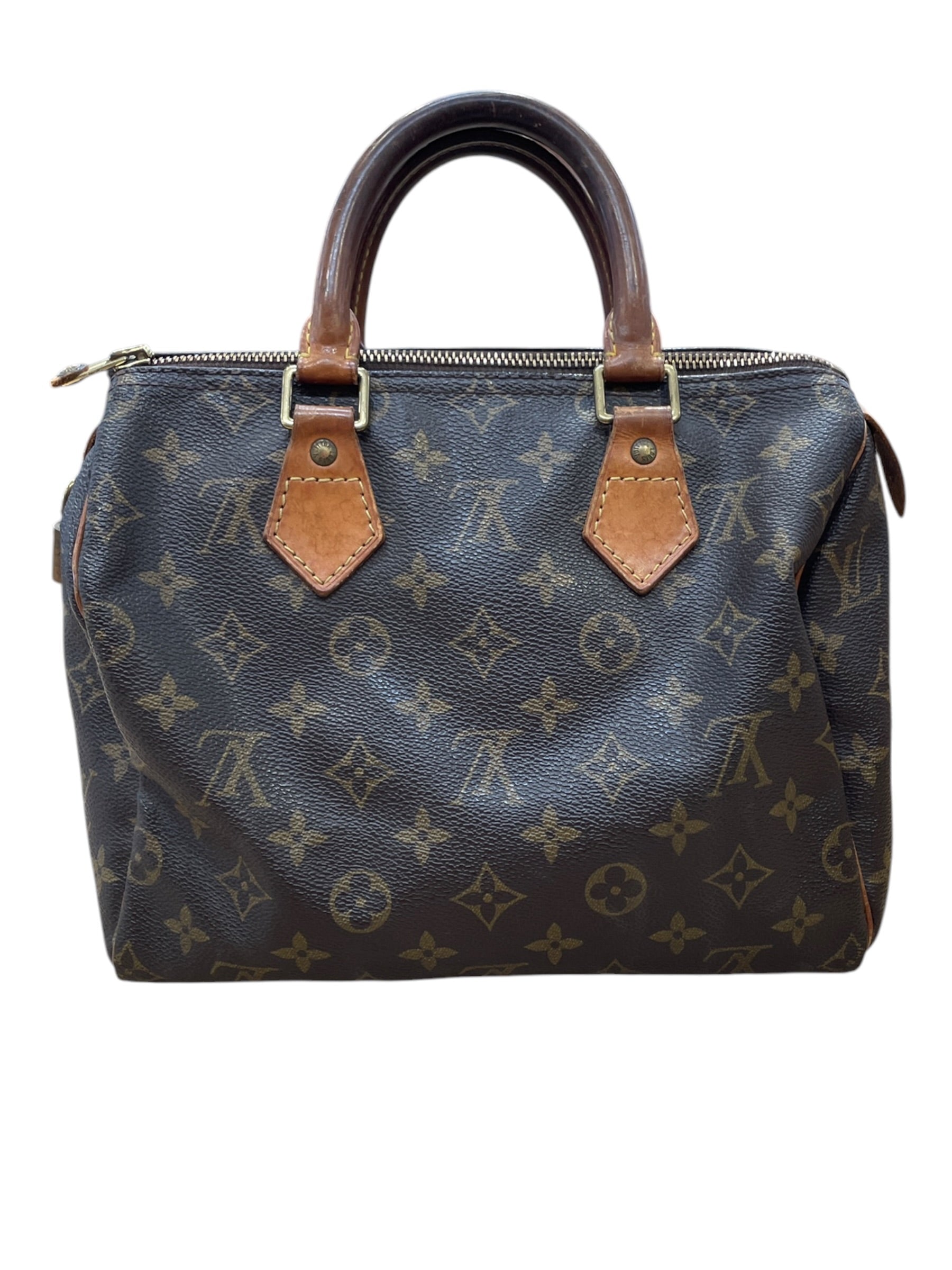 LOUIS VUITTON/Boston Bag/Monogram/Leather/BRW/LV Monogram Speedy view 1