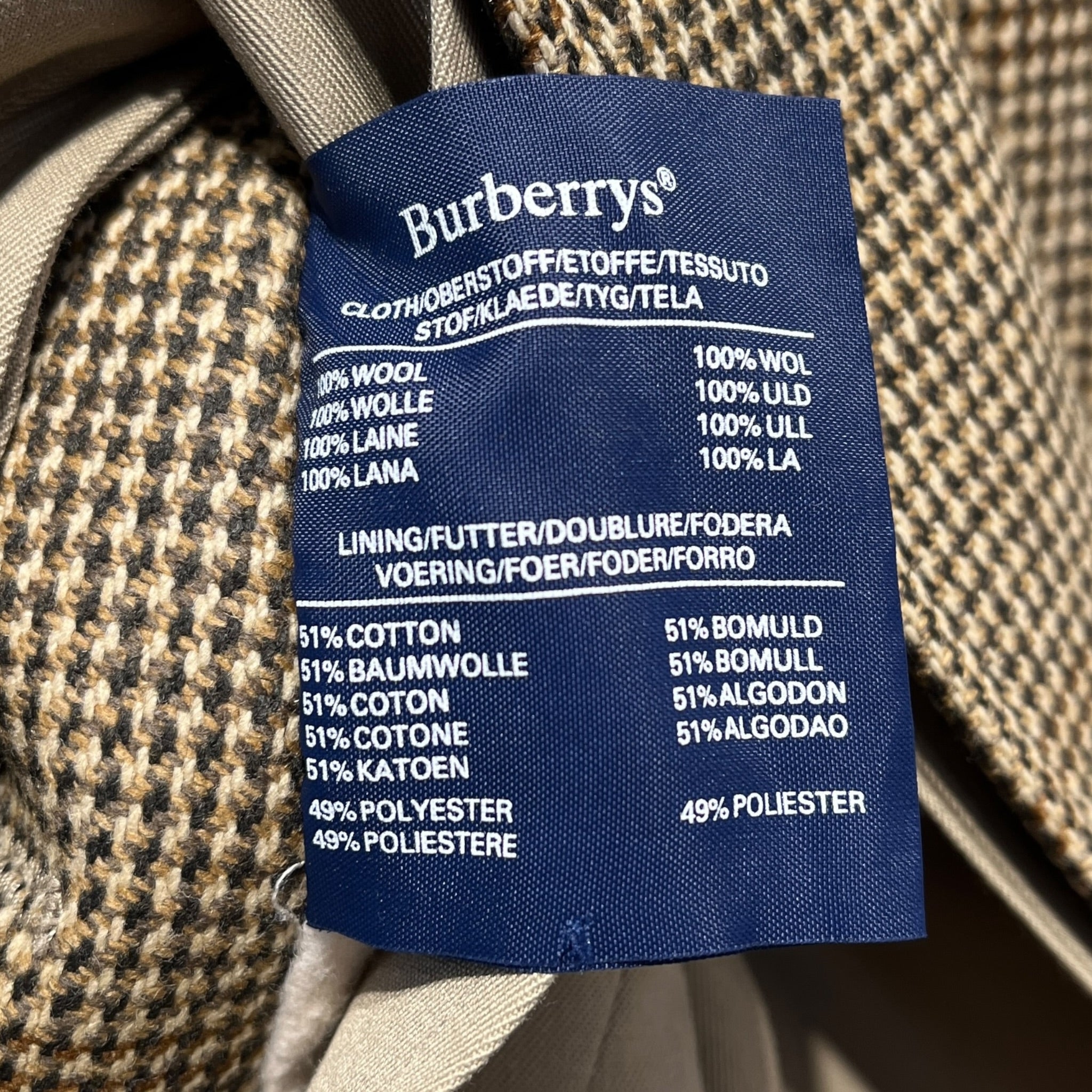 BURBERRYS/Coat/XL/KHK/REVERSIBLE view 4