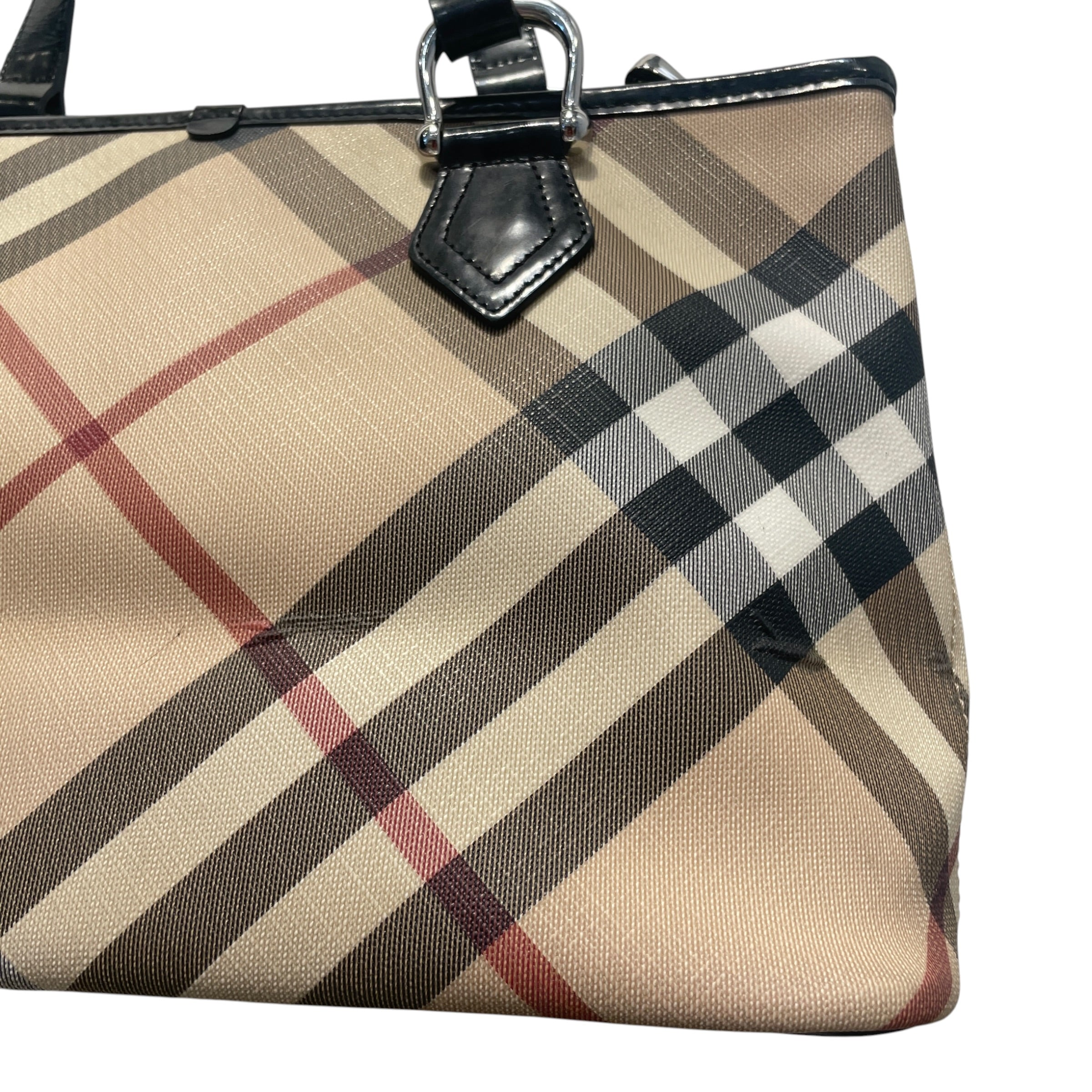BURBERRY/Tote Bag/Stripe/Nylon/MLT/Nova Check Tote view 4