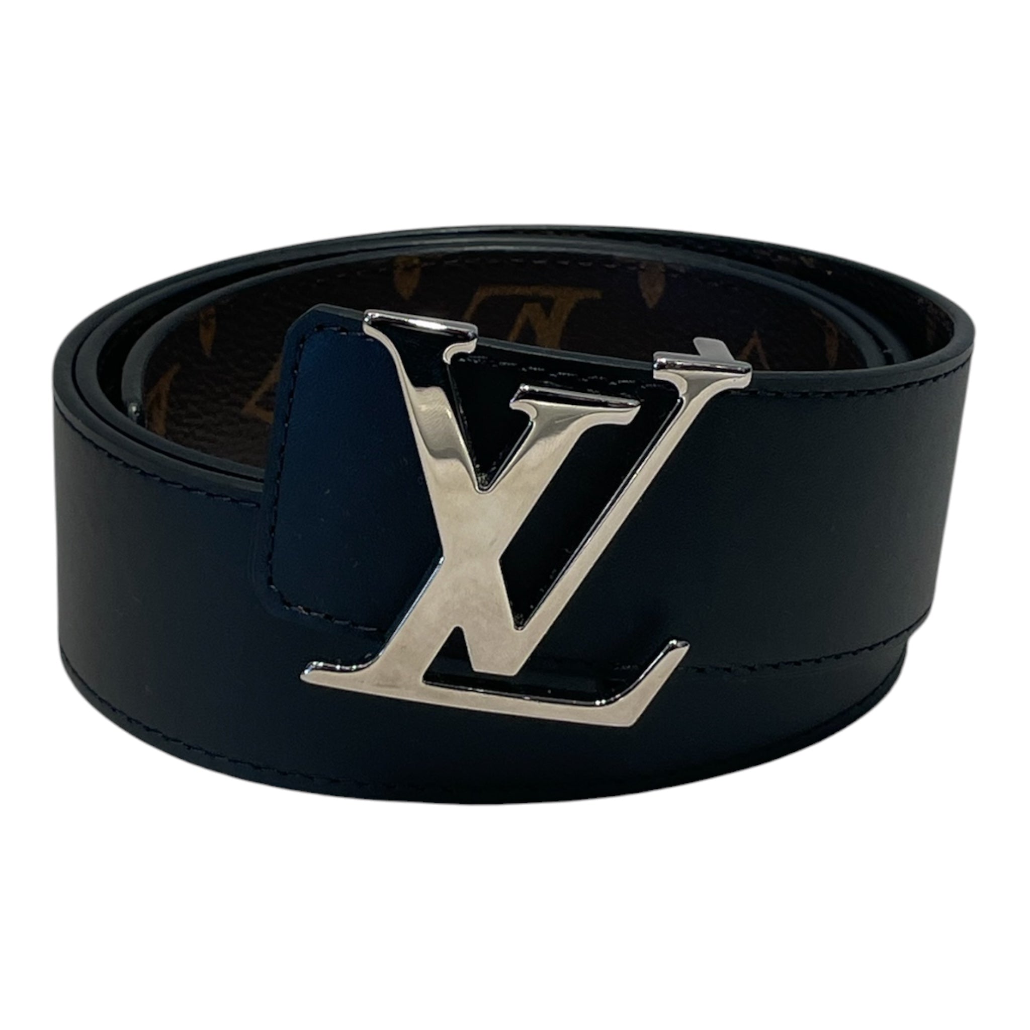 LOUIS VUITTON/Belt/Monogram/Leather/BRW/Reversible view 1