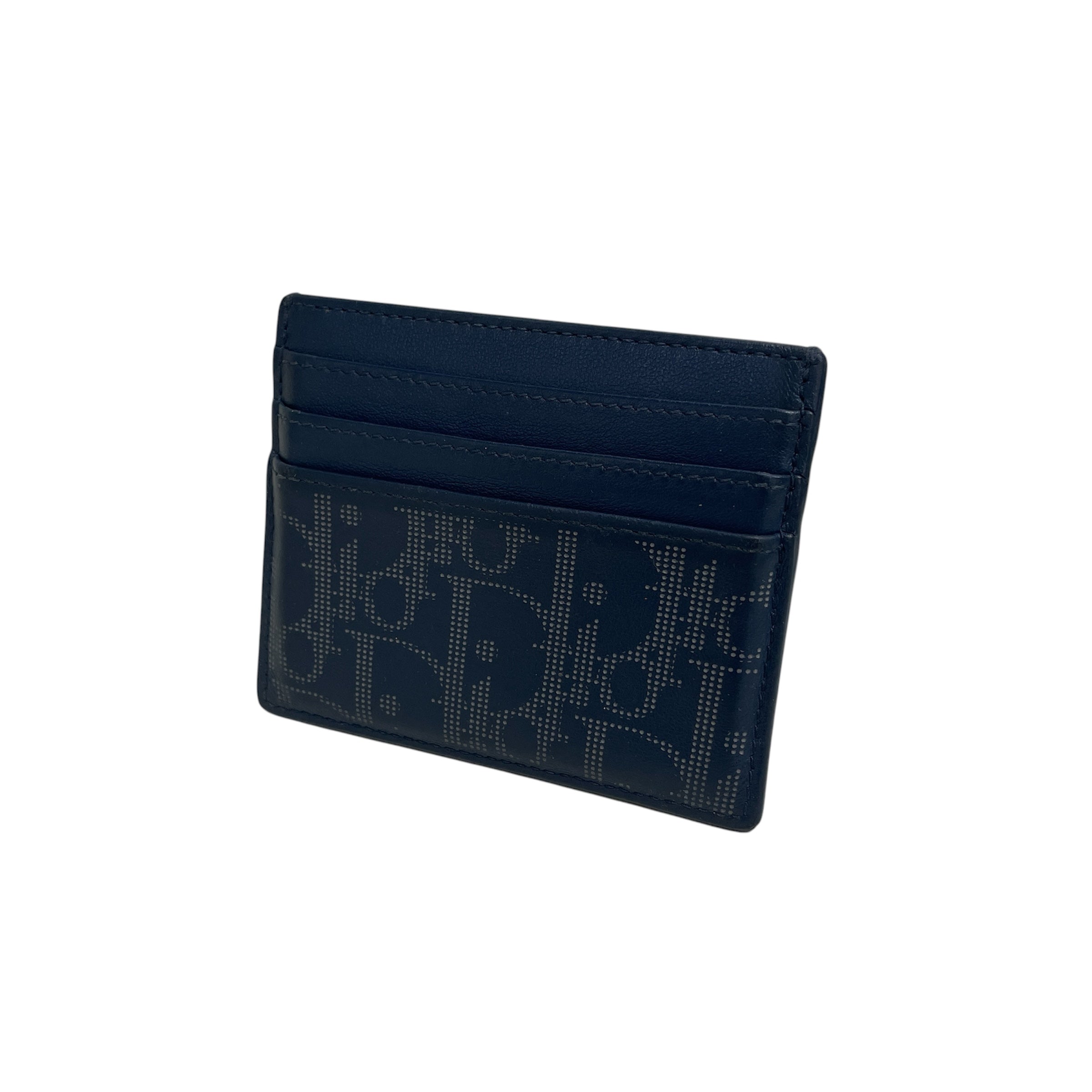 Christian Dior/Wallet/Monogram/Leather/BLU/M's/card holder w/ VKQ9X9Q view 1