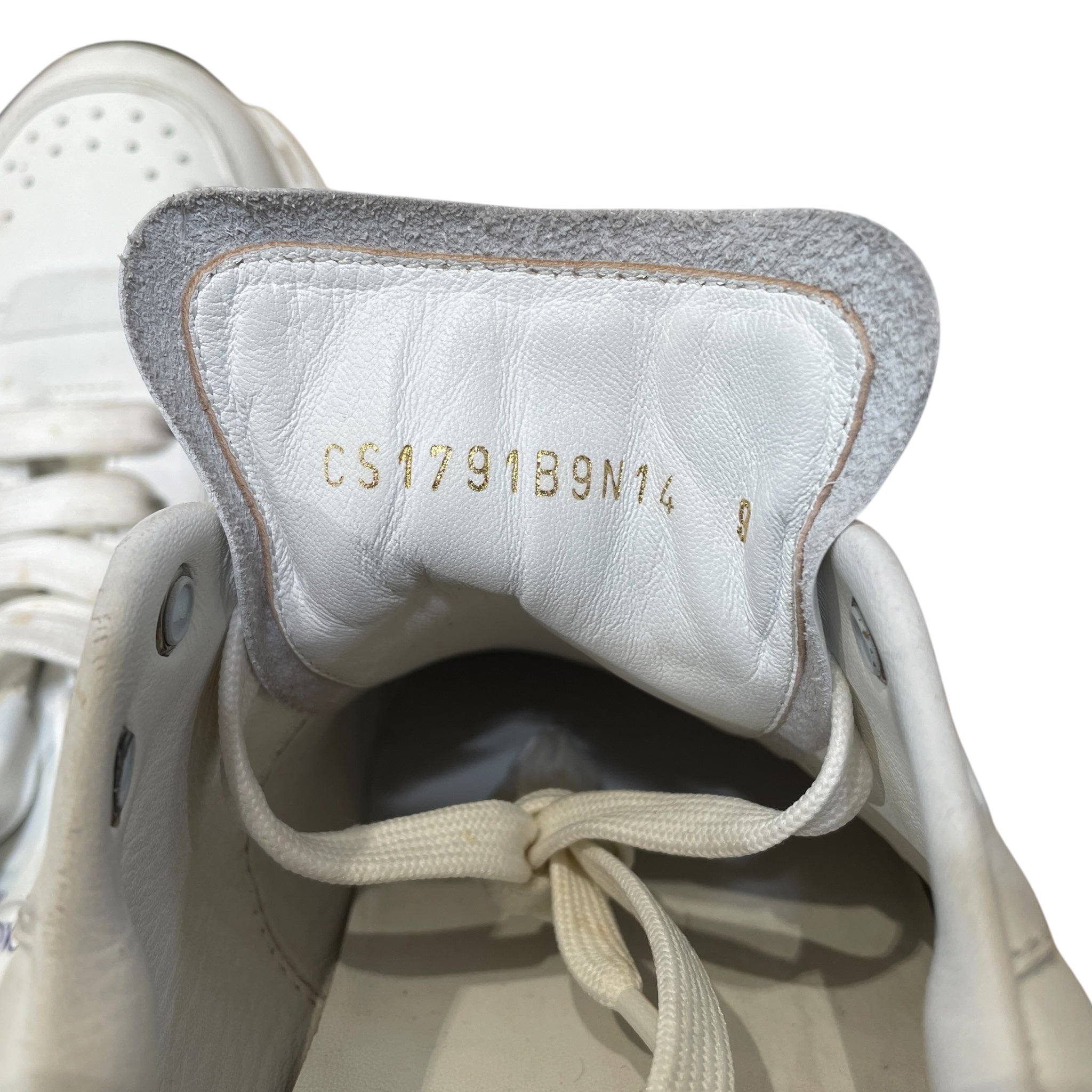 DOLCE&GABBANA/Low-Sneakers/UK 9/Leather/WHT/Daymaster White/Blue view 3