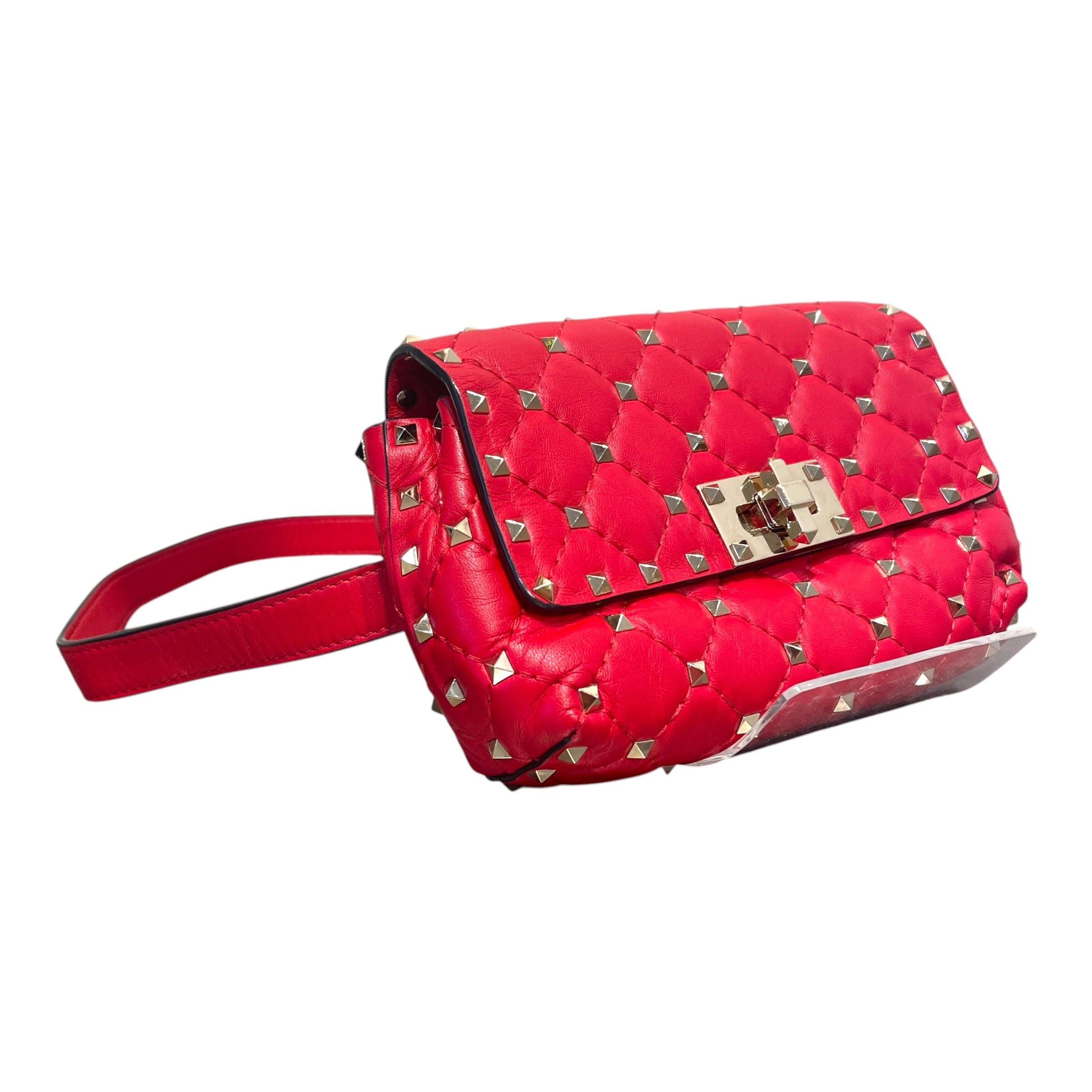 VALENTINO/Cross Body Bag/Leather/RED/Rockstead Belt Bag view 1