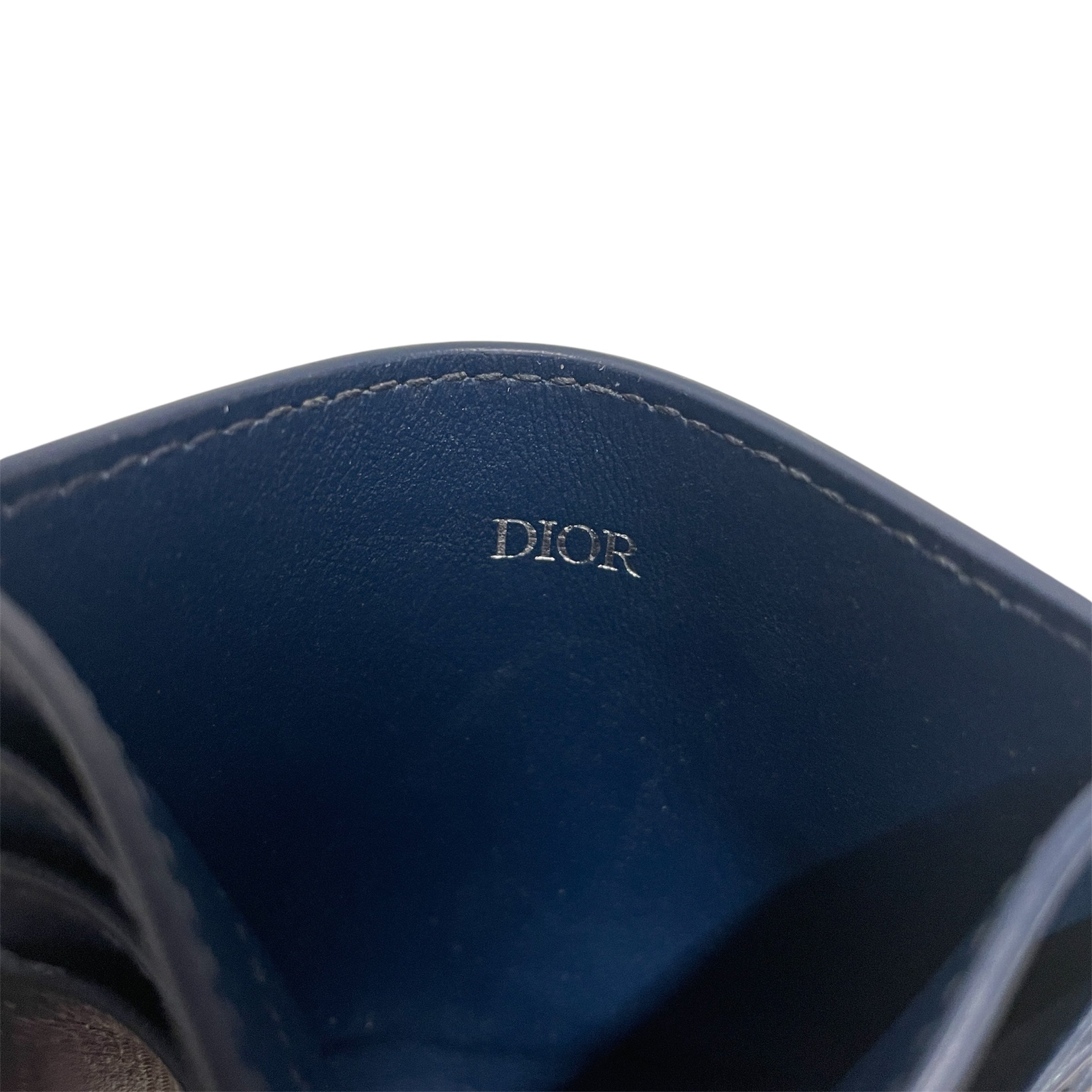 Christian Dior/Wallet/Monogram/Leather/BLU/M's/card holder w/ VKQ9X9Q view 4