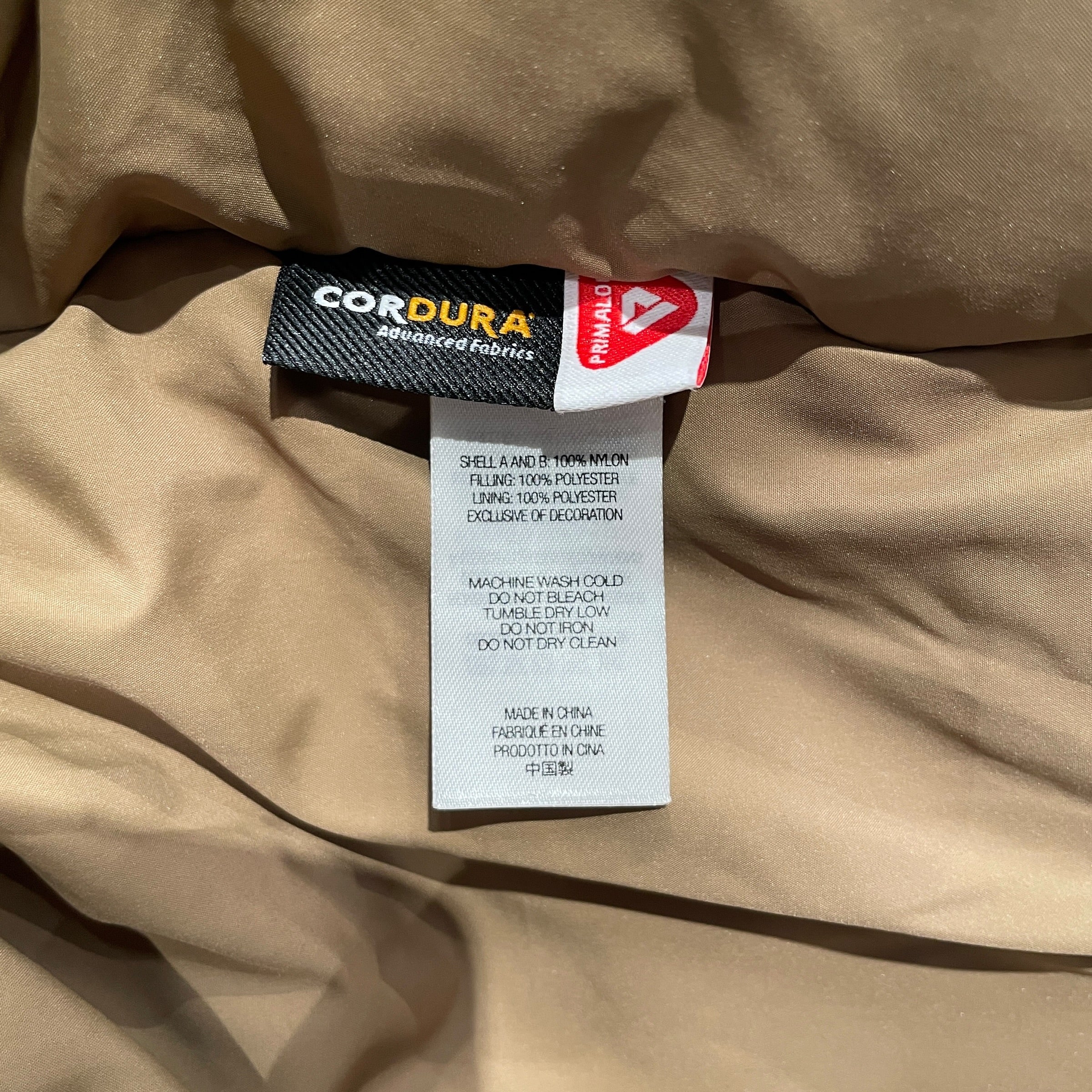 Supreme/Puffer Jkt/S/Polyester/GLD/Stripe/ORN STRIP PUFF view 4