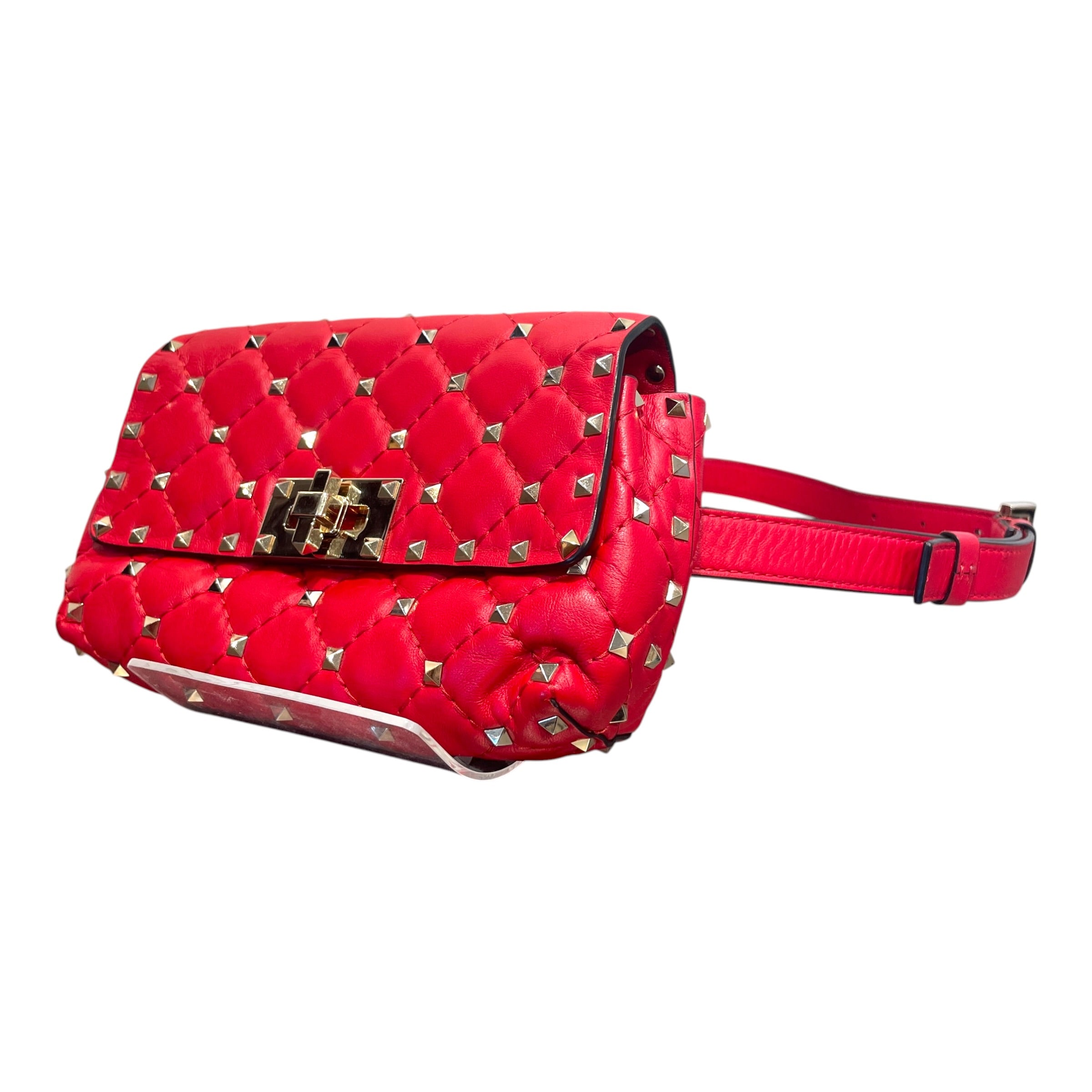 VALENTINO/Cross Body Bag/Leather/RED/Rockstead Belt Bag view 2