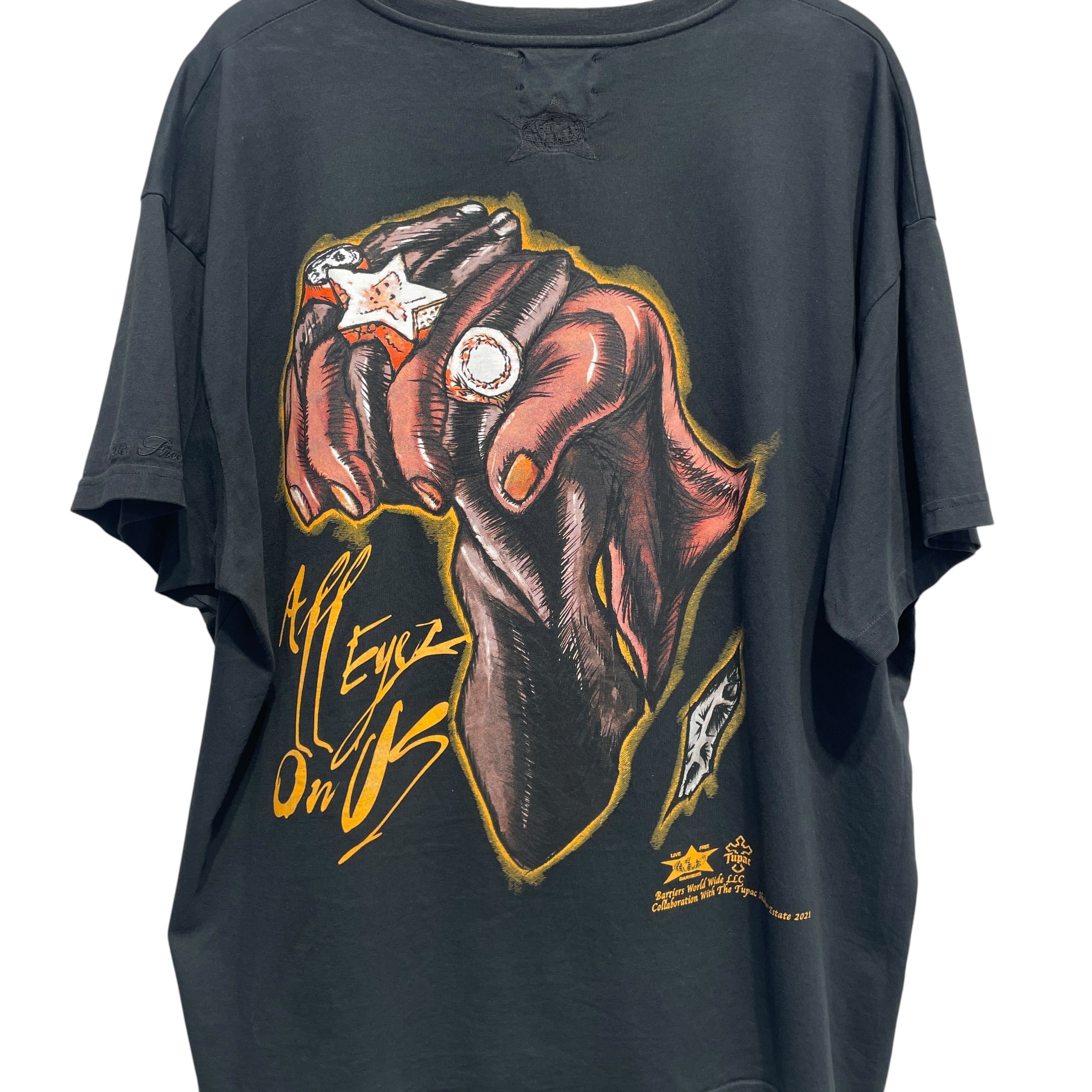 BARRIERS/T-Shirt/XL/Cotton/BLK/ view 2