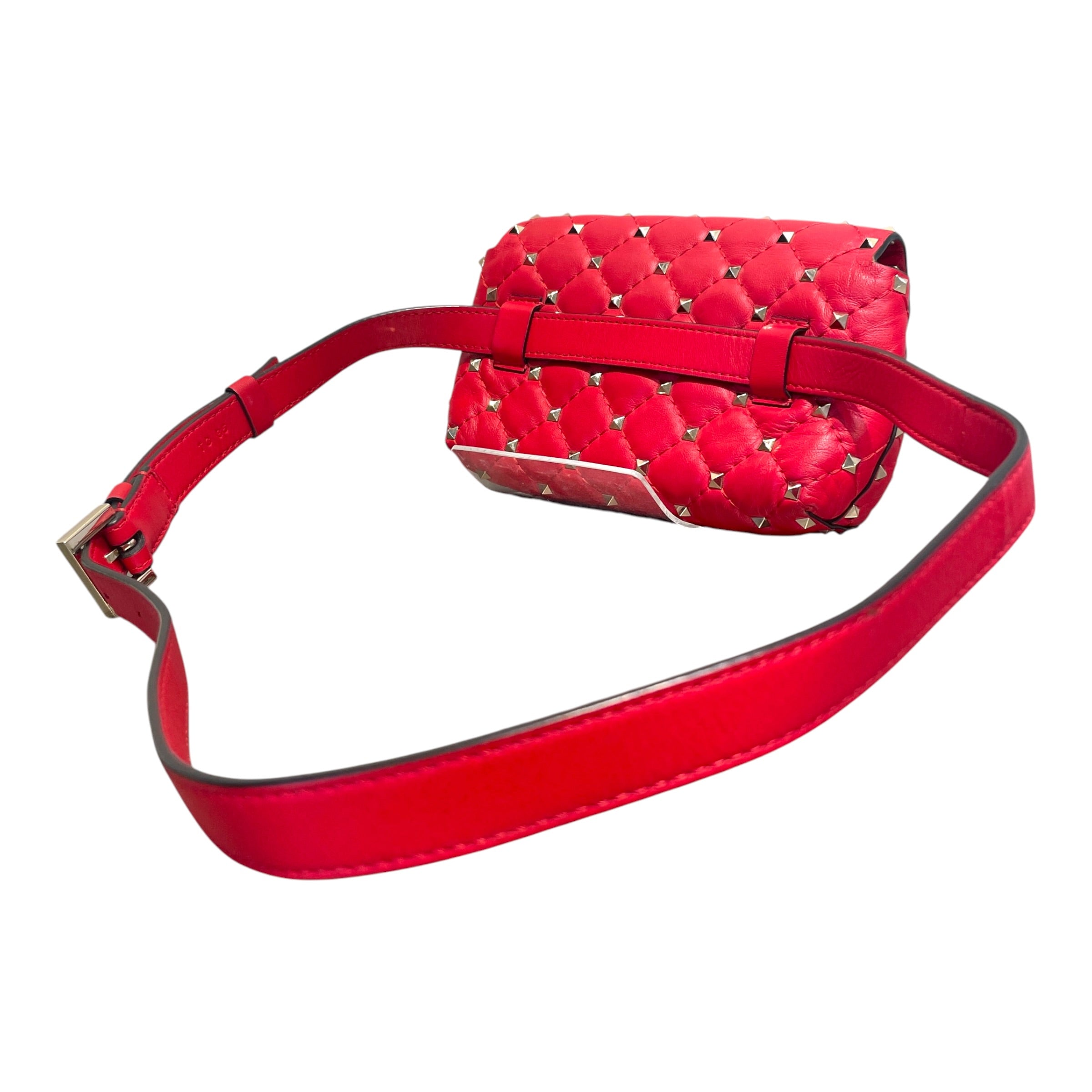 VALENTINO/Cross Body Bag/Leather/RED/Rockstead Belt Bag view 3