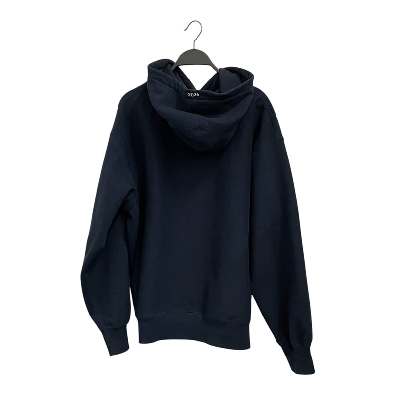 Supreme/Hoodie/M/Cotton/NVY/RED BOX LOGO HOODIE NEW