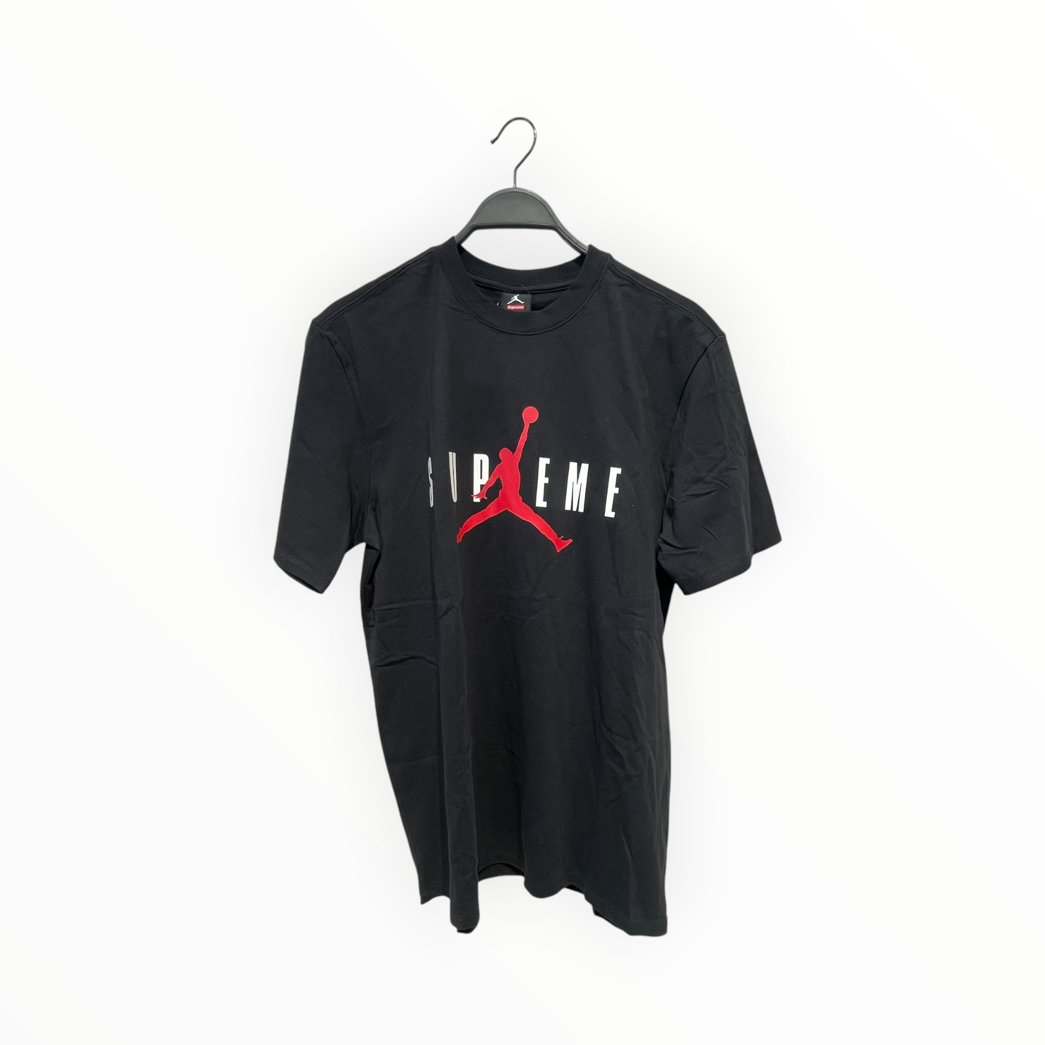 NIKE/Supreme/3|4S Cut & Sew/M/Cotton/BLK/Graphic/SUPREME X JORDON GRAPHIC T view 1