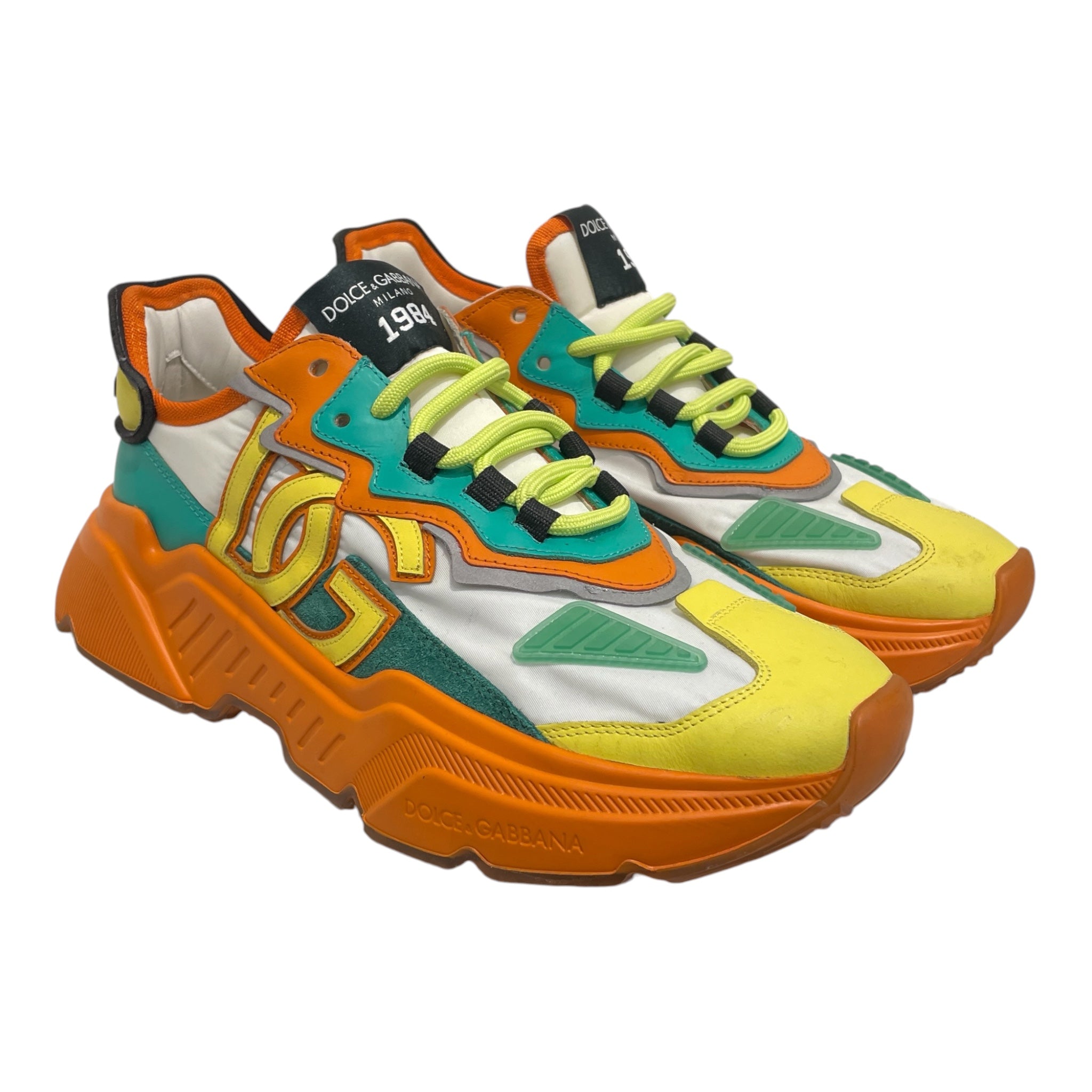 DOLCE&GABBANA/Low-Sneakers/EU 43/MLT/Daymaster Green Orange Yellow view 1