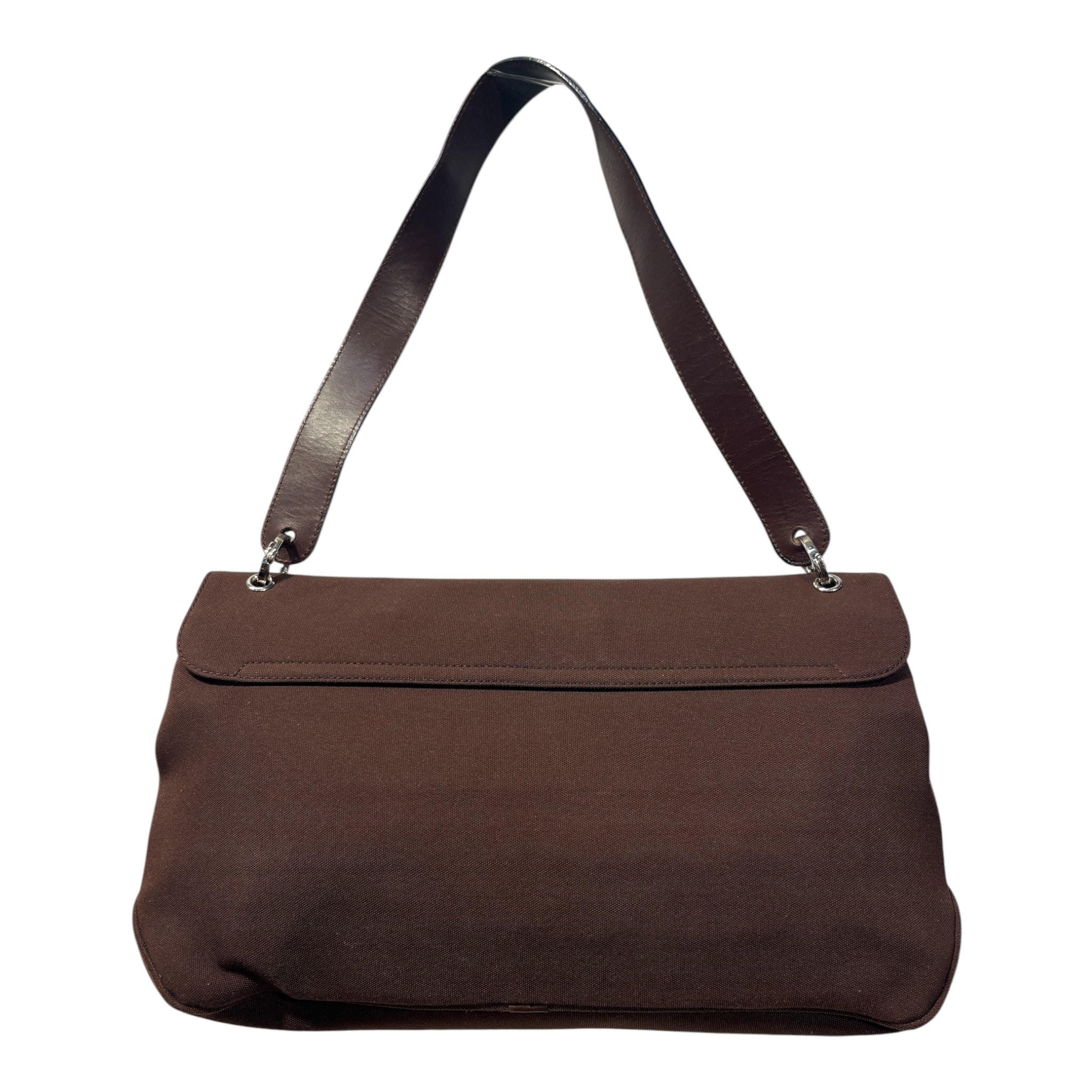 Salvatore Ferragamo/Hand Bag/Cotton/BRW/GANCIO SILVER BUCKLE view 2