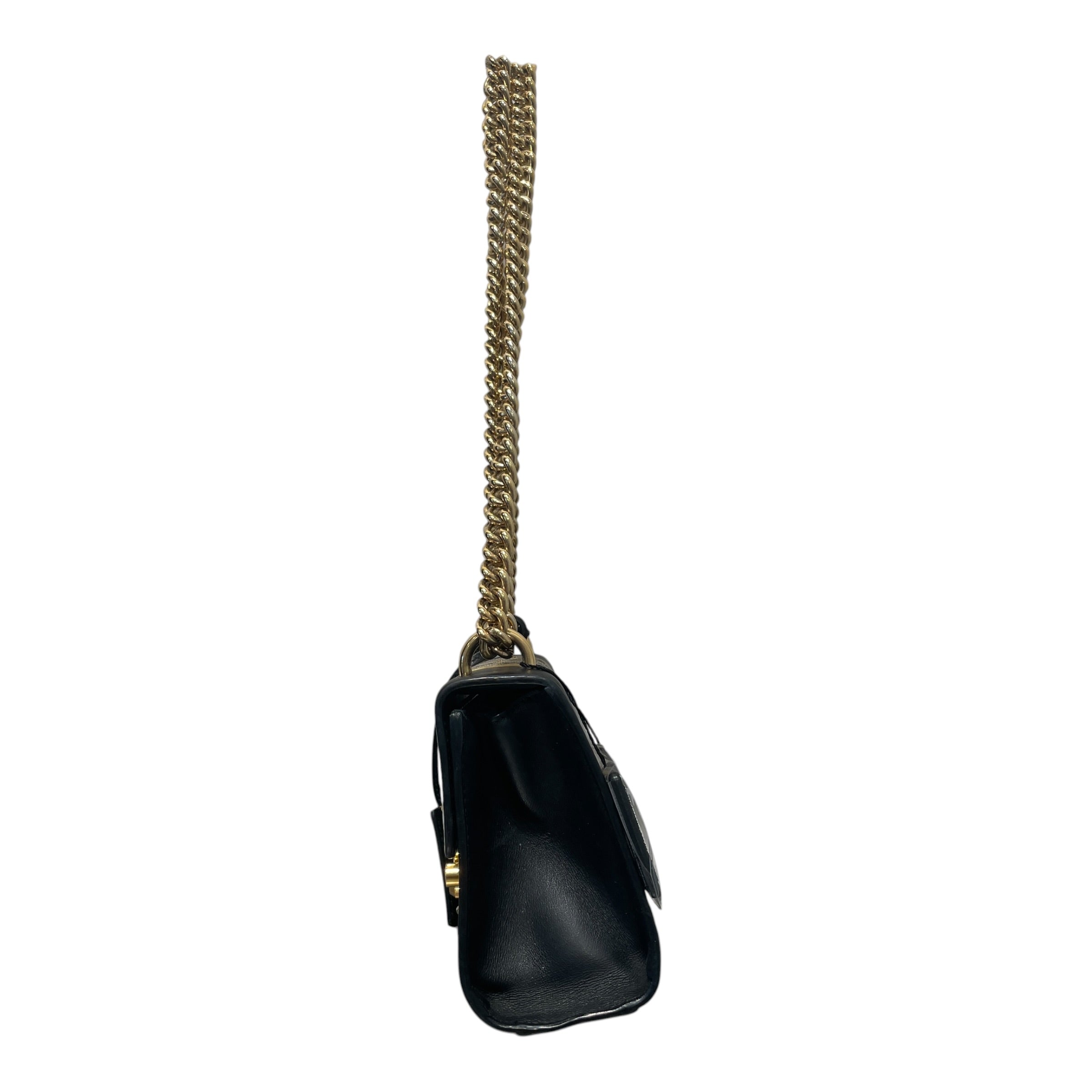GUCCI/Cross Body Bag/Monogram/Leather/NVY/Padlock GG Supreme view 3