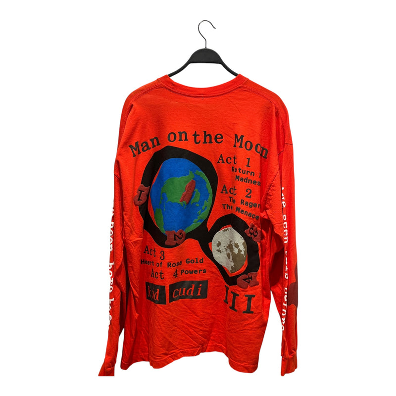 CACTUS PLANT FLEA MARKET/LS T-Shirt/XXL/Cotton/ORN/man on the moon