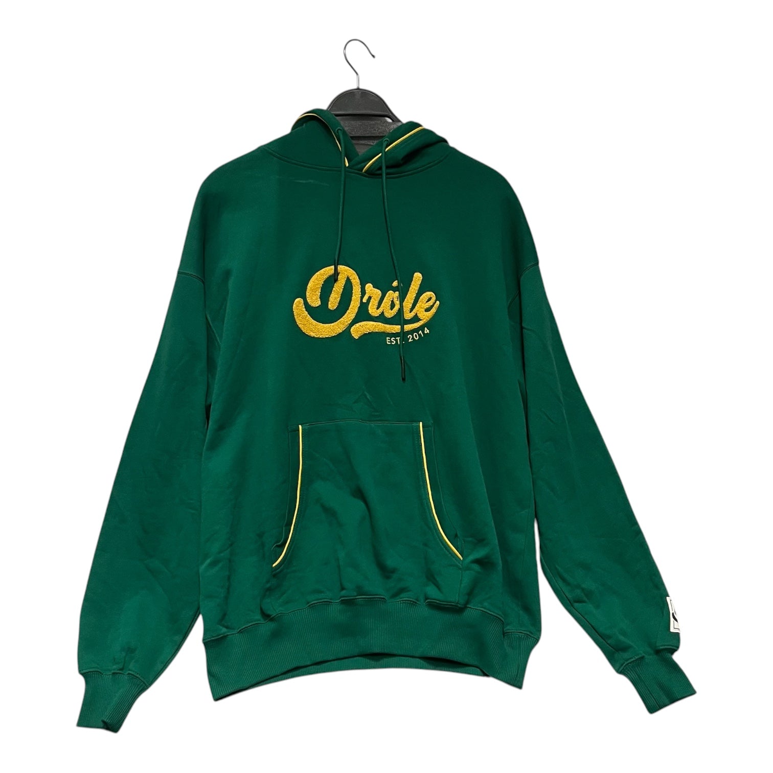 DROLE DE MONSIEUR/Hoodie/L/Cotton/GRN/EMBROIDERED view 1