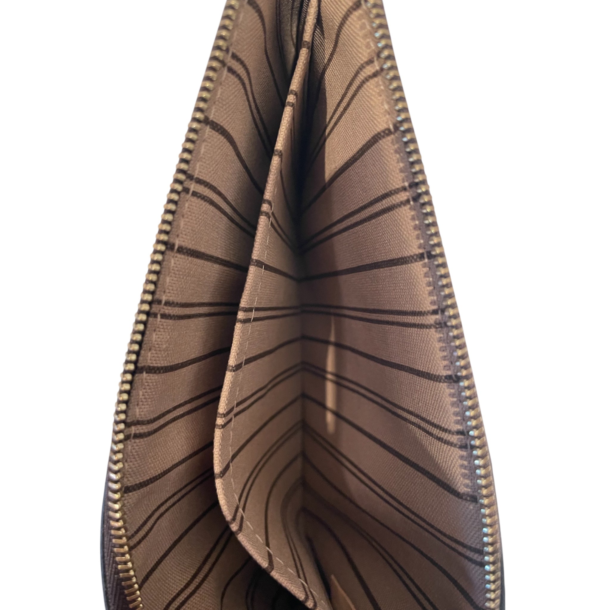 LOUIS VUITTON/Pouch/Monogram/Leather/BRW/Neverfull Pouch view 3