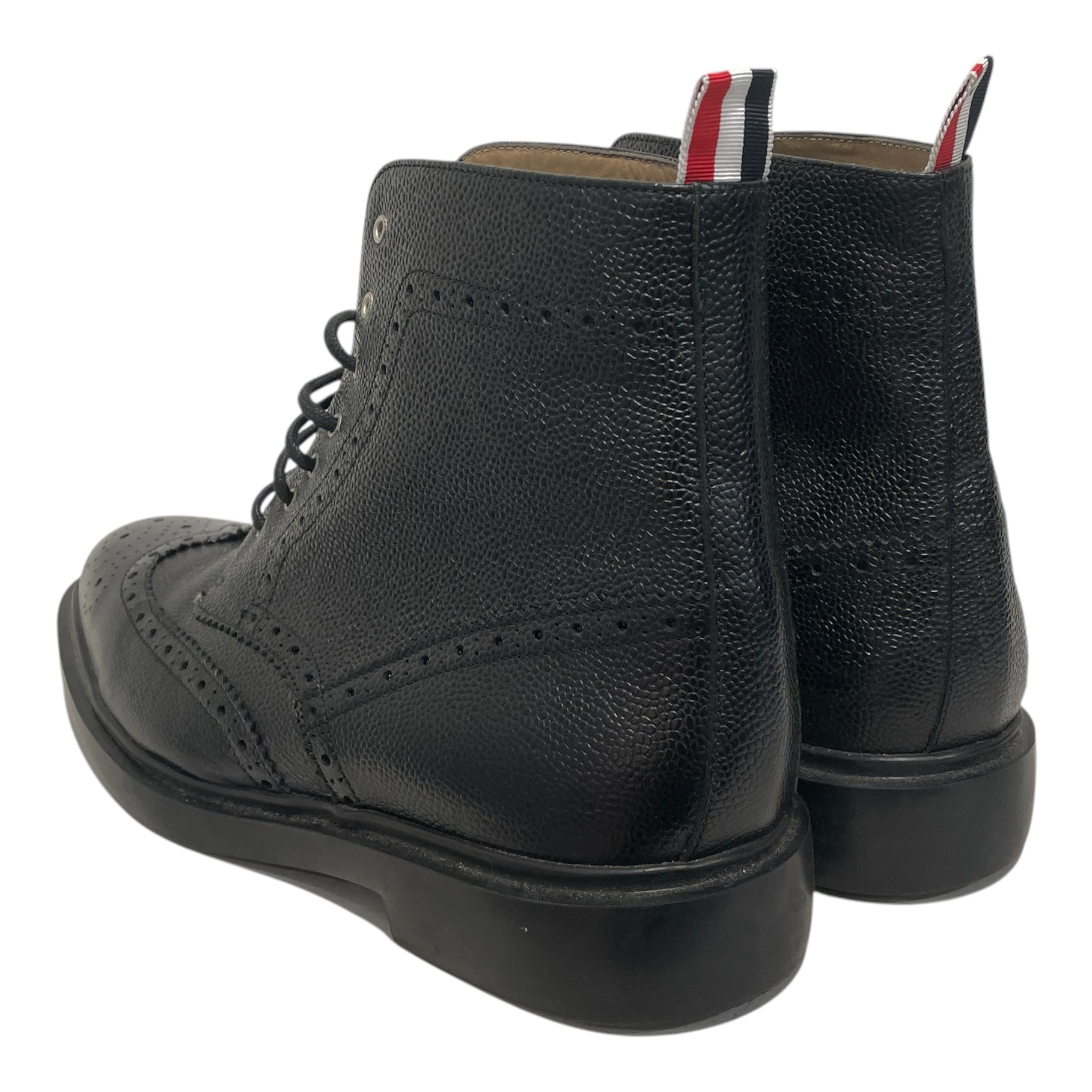 THOM BROWNE. NEW YORK/Lace Up Boots/US 9/Leather/BLK/ view 2