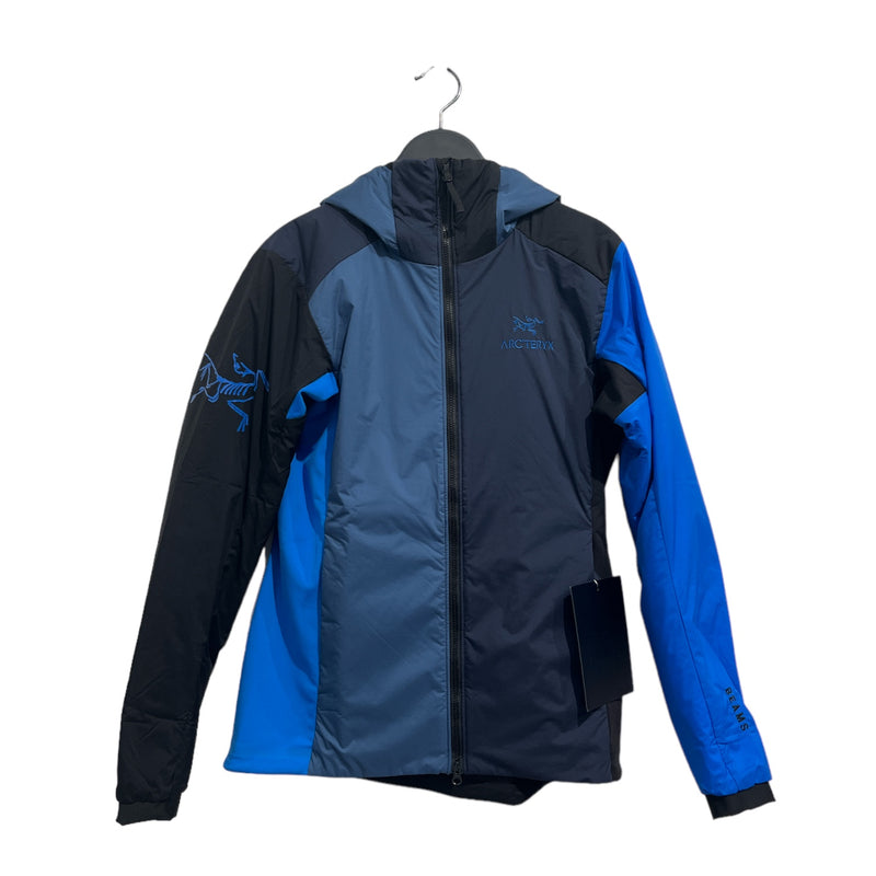 ARCTERYX/BEAMS/Windbreaker/S/Nylon/NVY/ATOM LT HOODY