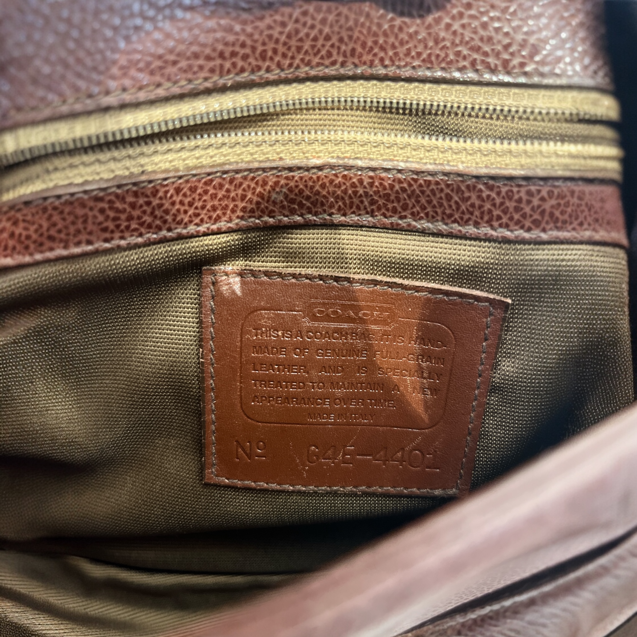 COACH/Cross Body Bag/Leather/BRW/MADISON CARLYLE GOLD TURN LOCK view 5