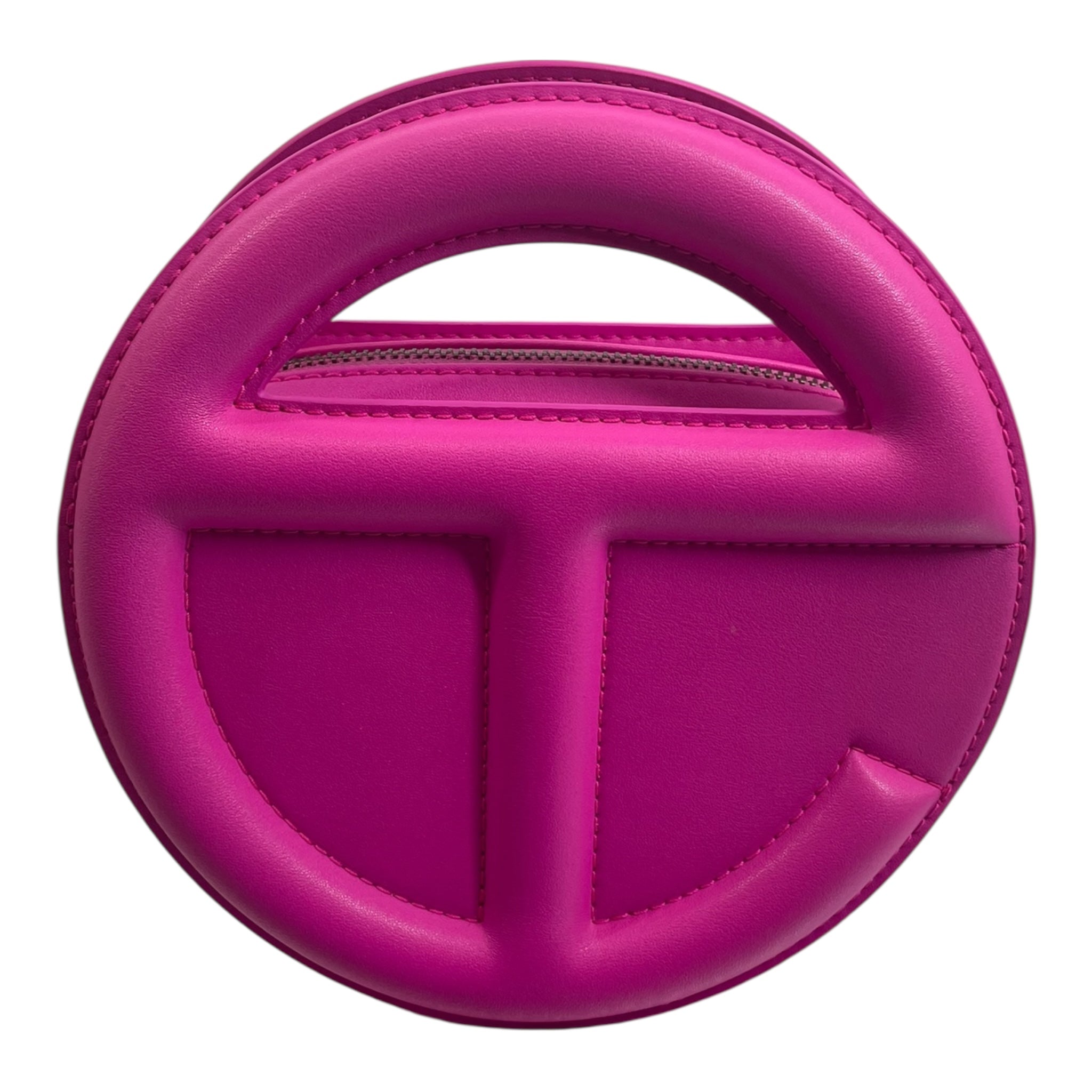 Telfar/Cross Body Bag/S/Leather/PNK/ROUD CIRCLE view 2