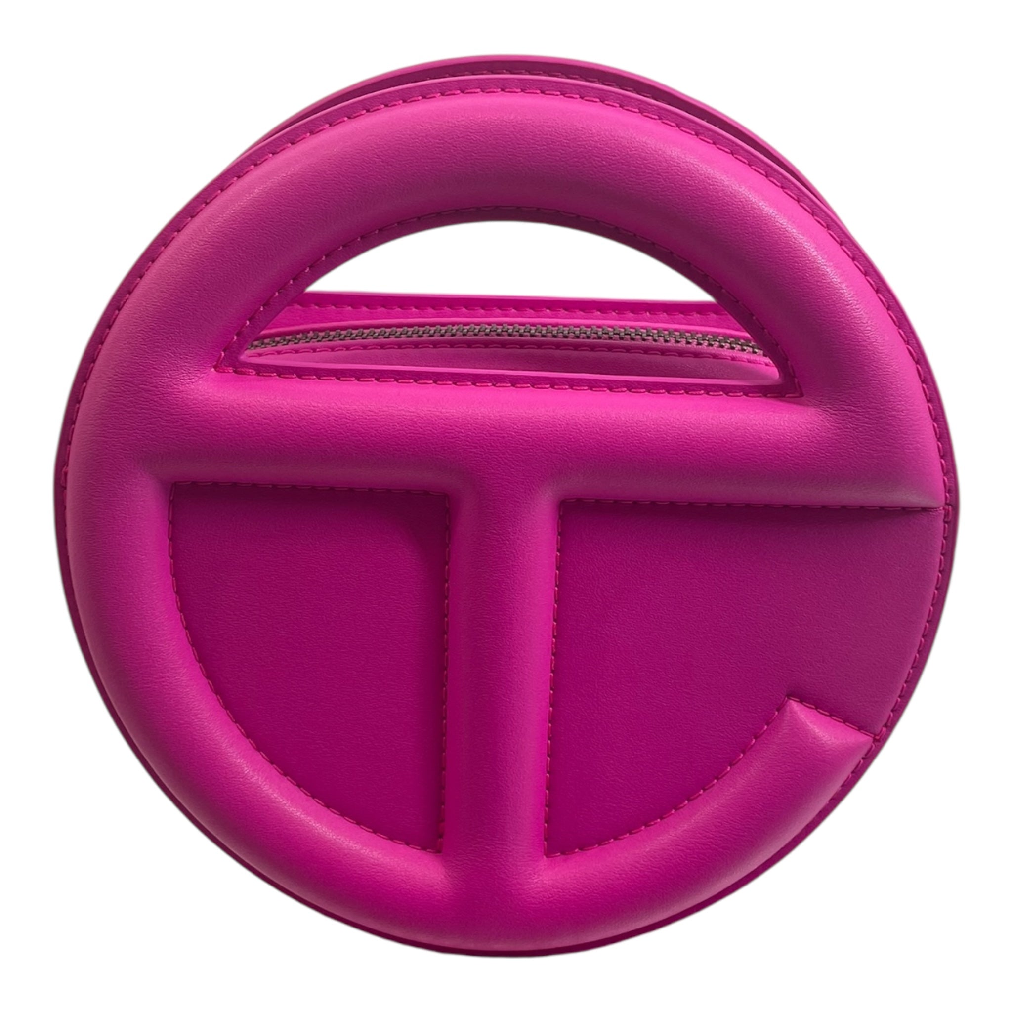 Telfar/Cross Body Bag/S/Leather/PNK/ROUD CIRCLE view 1