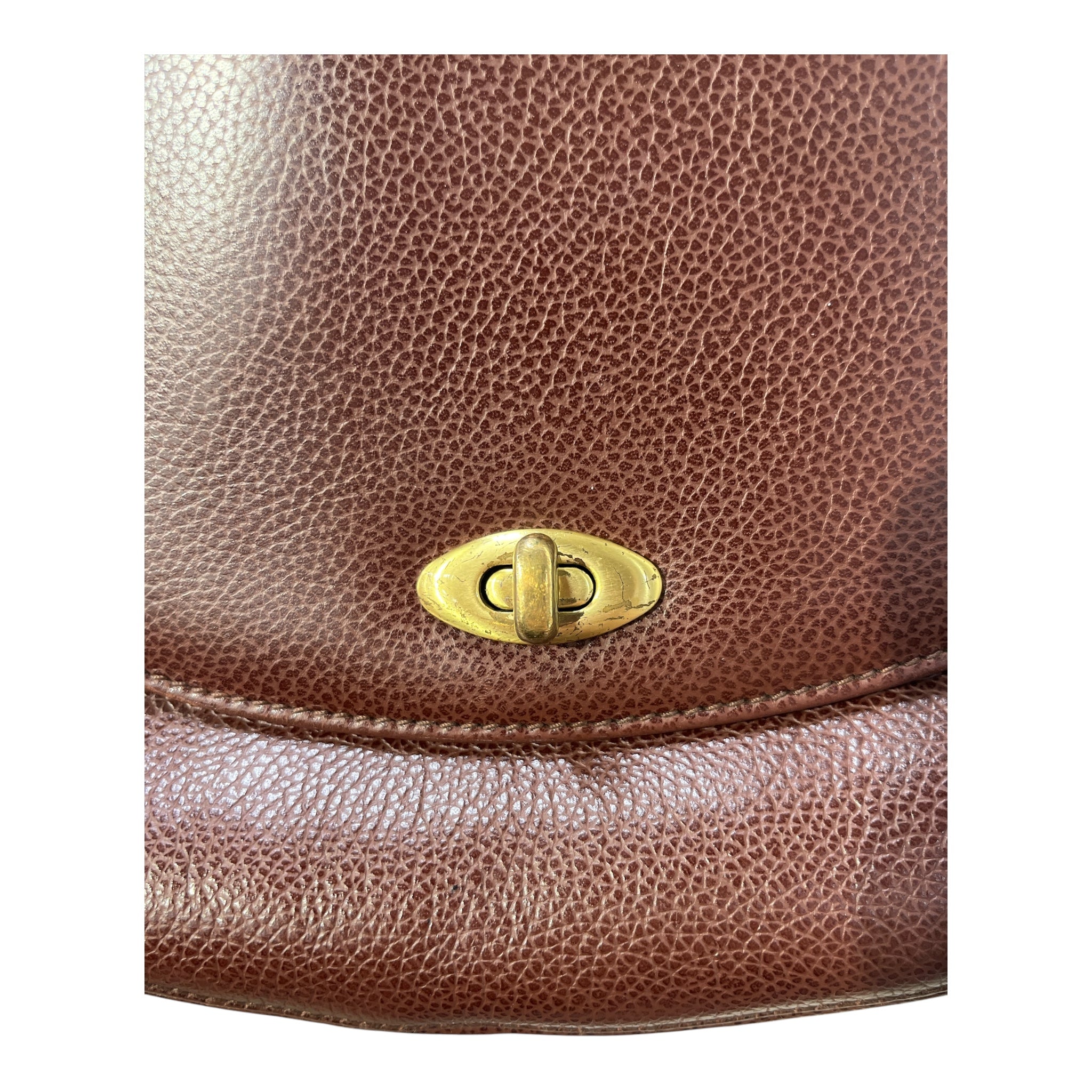 COACH/Cross Body Bag/Leather/BRW/MADISON CARLYLE GOLD TURN LOCK view 6