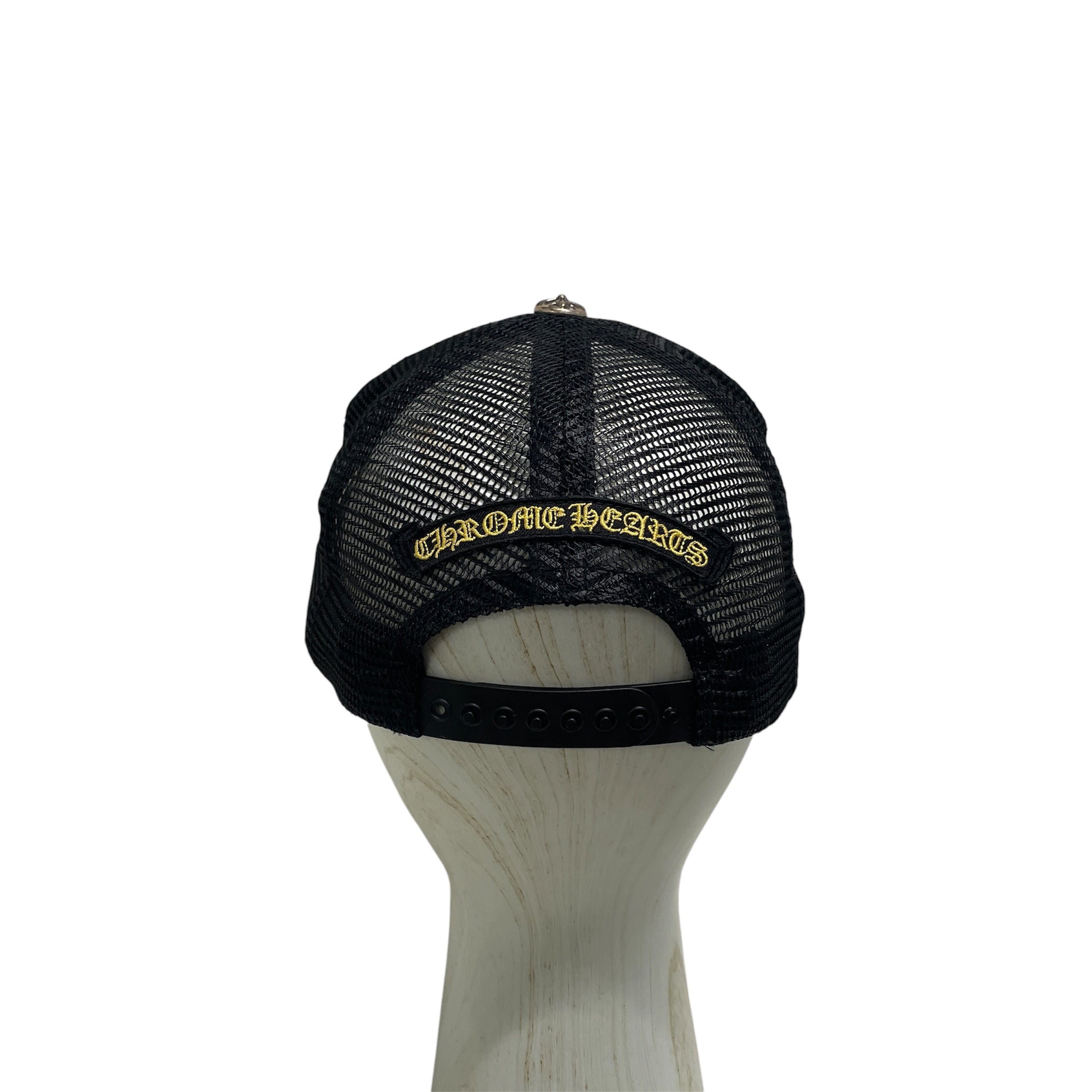 CHROME HEARTS/Cap/OS/Corduroy/BLK/M's/Yellow highlights view 2