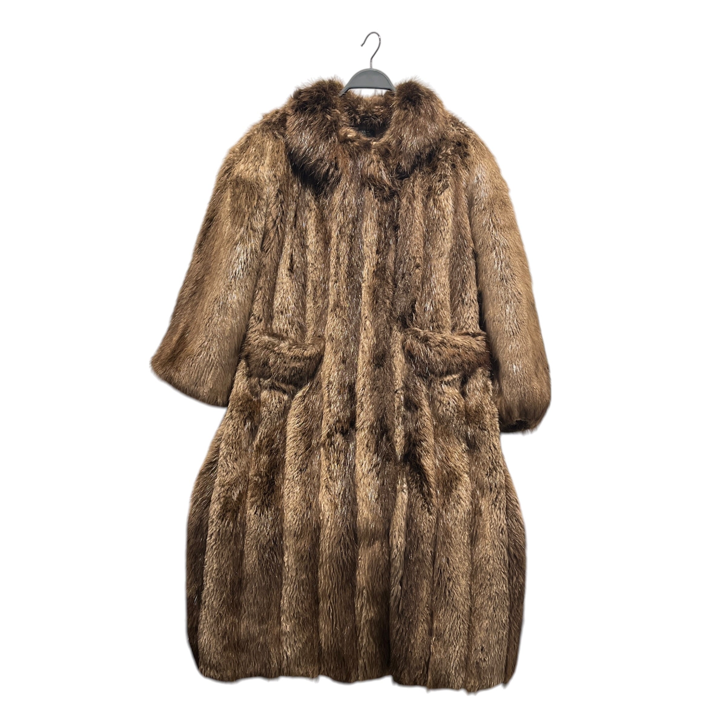 Vintage/Coat/L/Fur/BRW/Beaver Fur Coat view 1