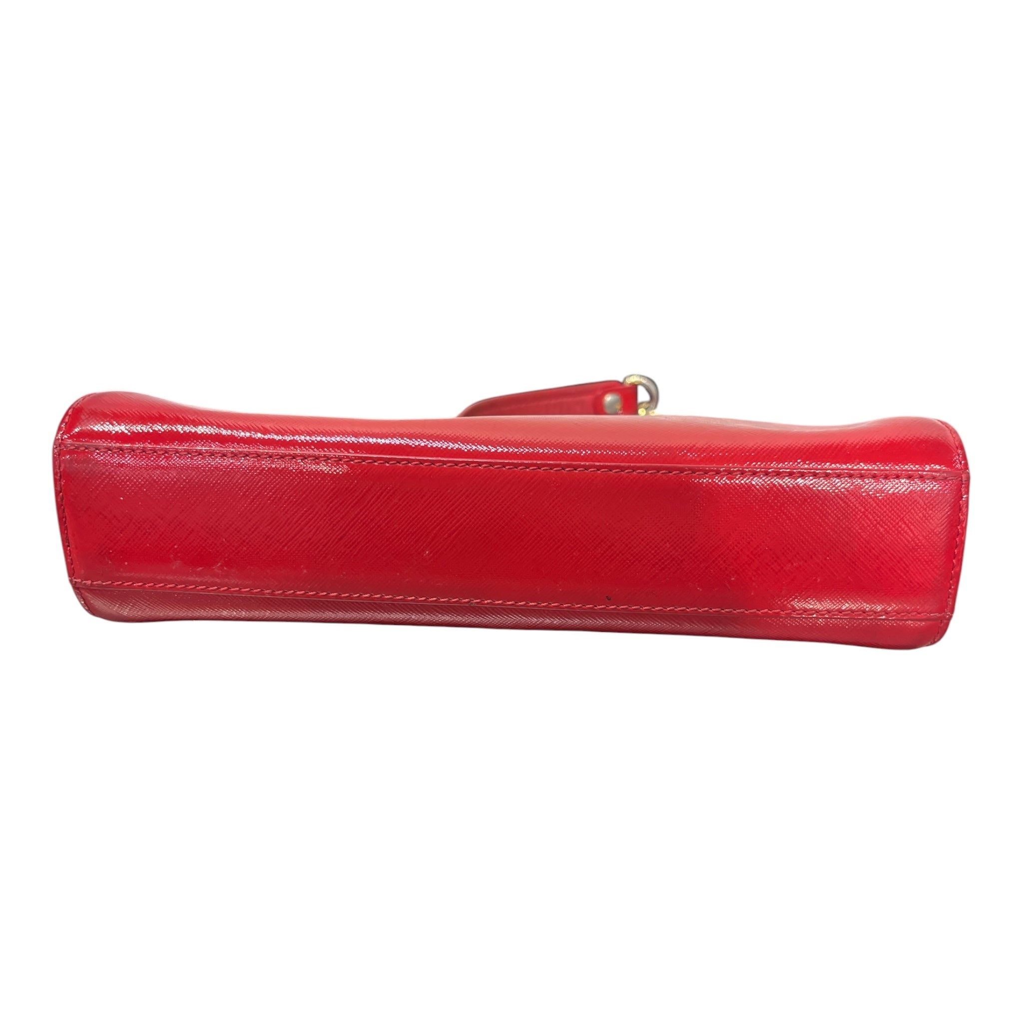 MCM/Hand Bag/Leather/RED/VINTAGE PATENT LEATHER GOLD view 3