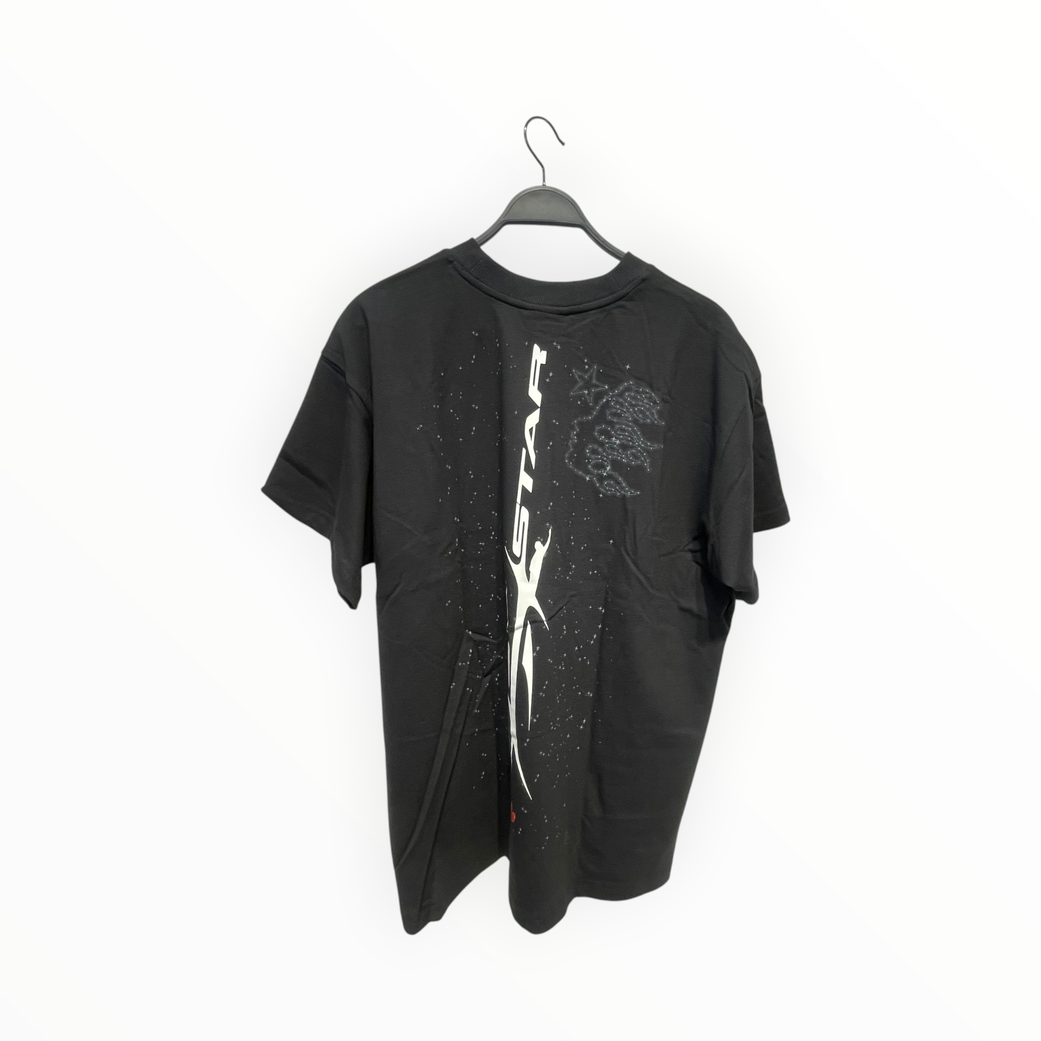 adidas/3|4S Cut & Sew/L/Cotton/BLK/Graphic/RED FLAME GRAPHIC (HELLSTAR) view 2