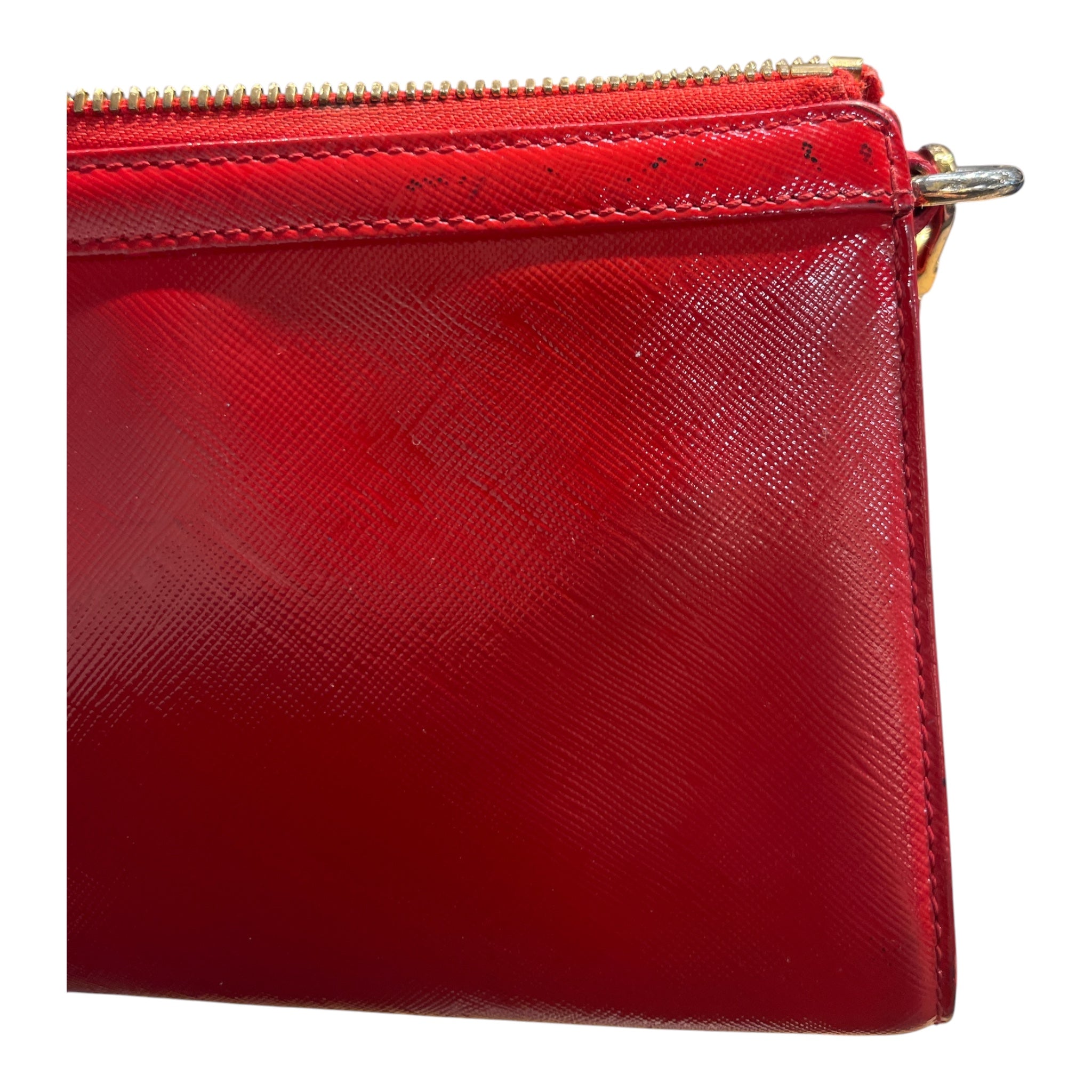 MCM/Hand Bag/Leather/RED/VINTAGE PATENT LEATHER GOLD view 6