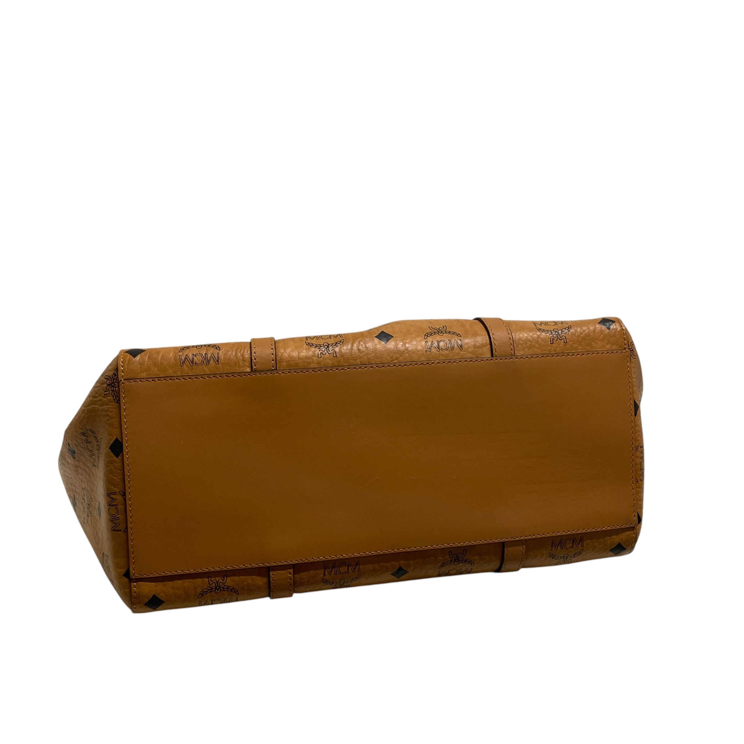 MCM/Tote Bag/Monogram/Leather/CML/BLK MNOGRM/ GLD HARDWARE/ TOTE view 4